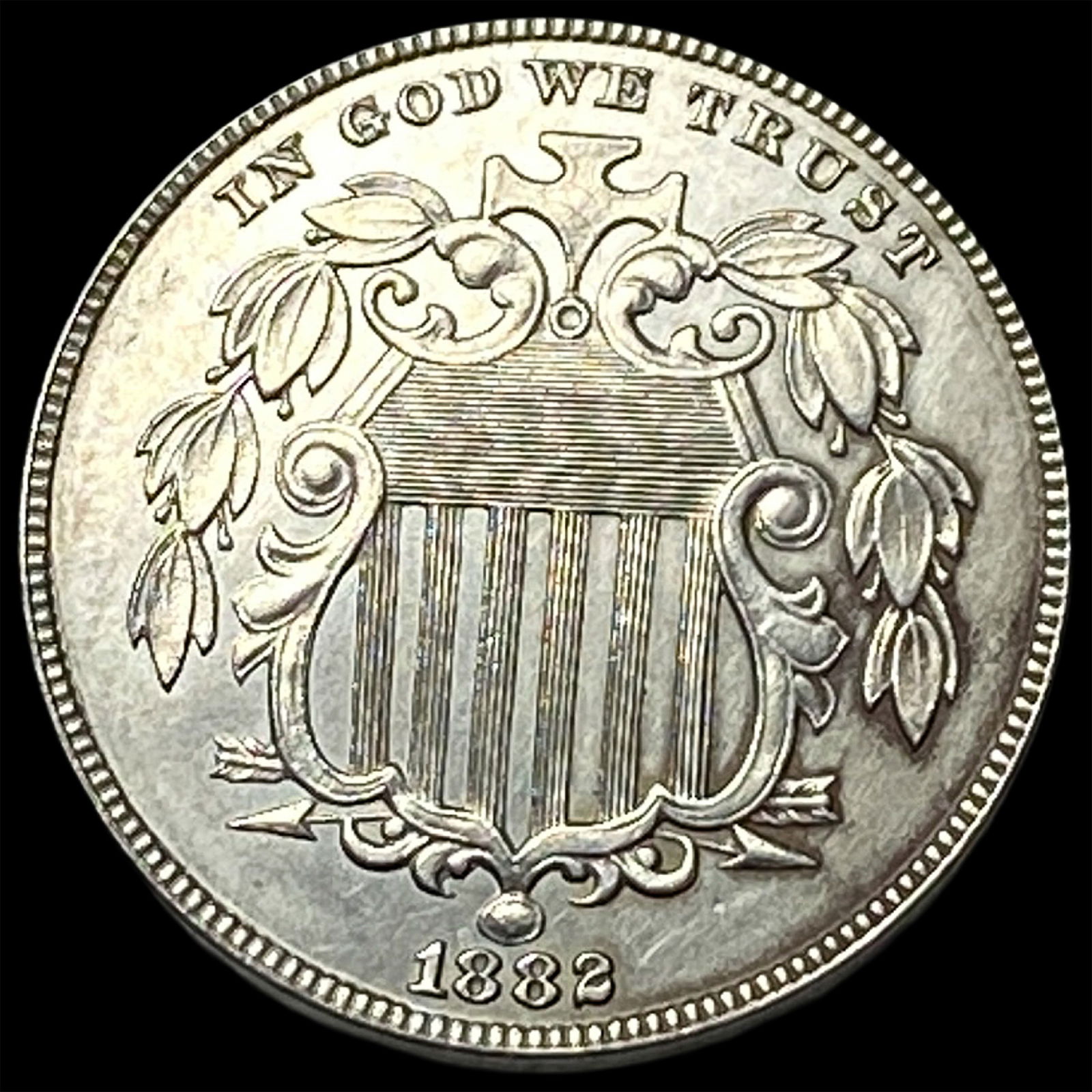 1882 Shield Nickel CHOICE PROOF (1 of 2)