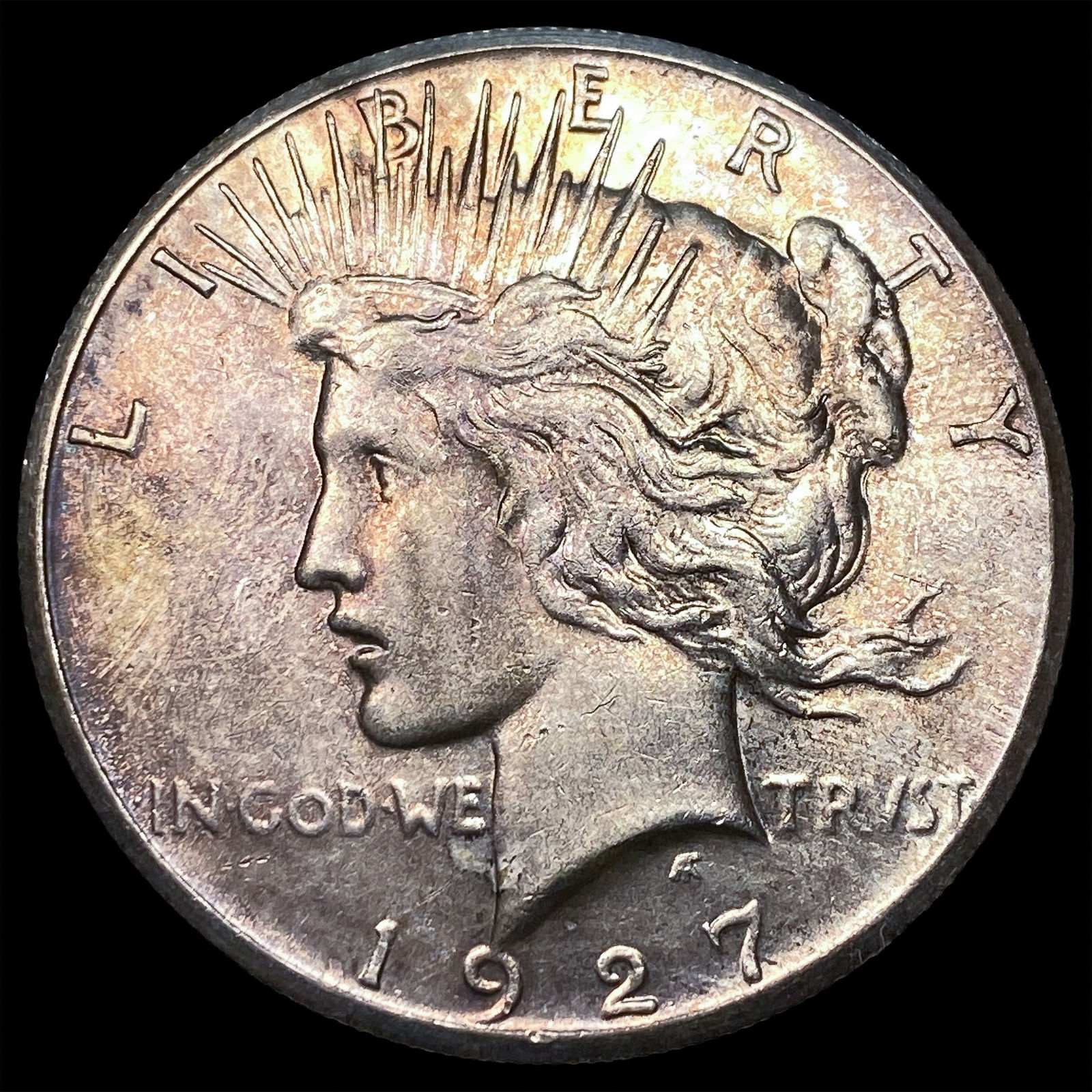 1927 Silver Peace Dollar CHOICE AU: 1927 Silver Peace Dollar CHOICE AU