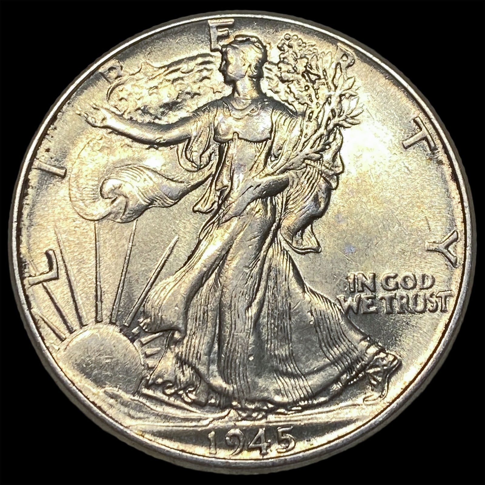 1945 Walking Liberty Half Dollar UNCIRCULATED (1 of 2)