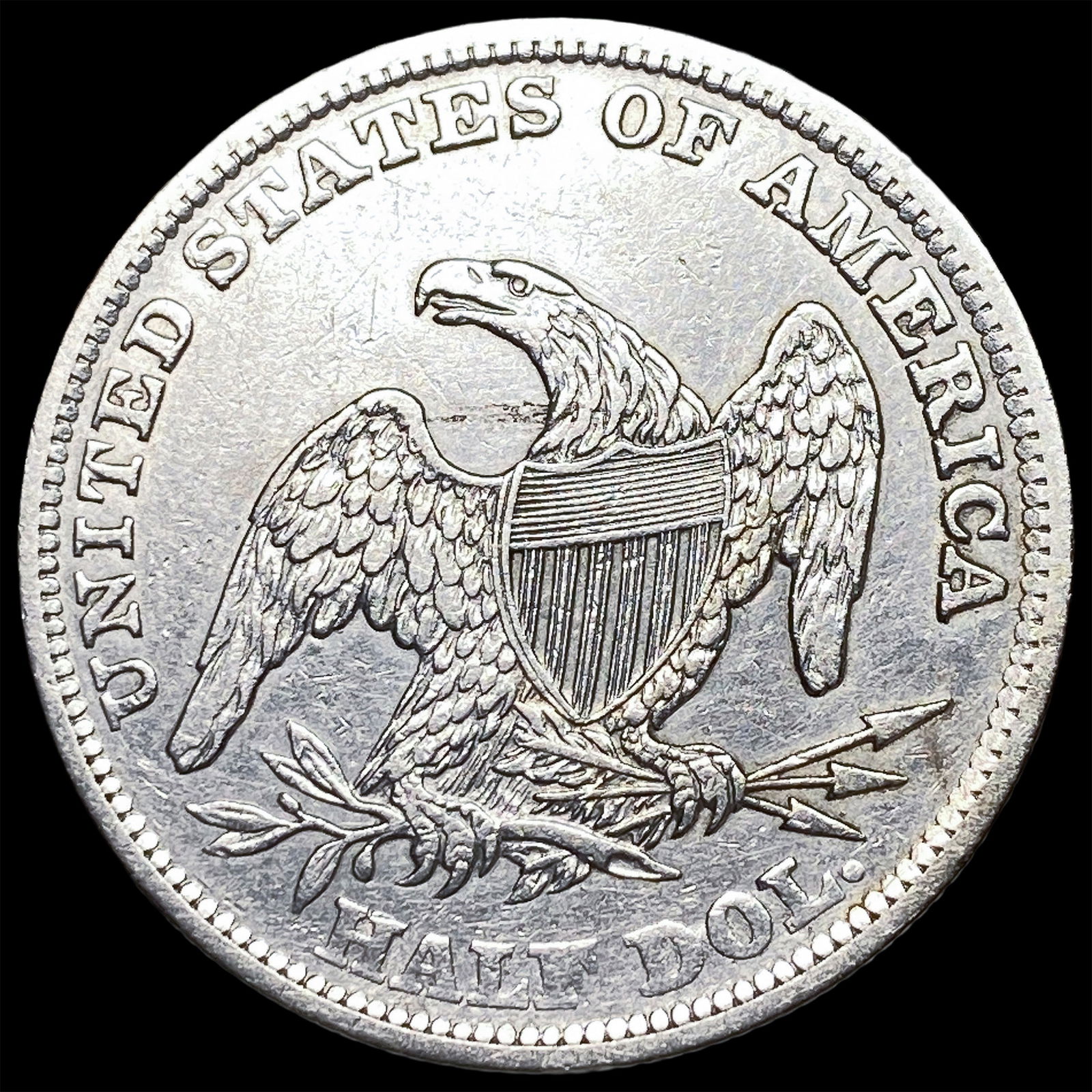 1838 Capped Bust Half Dollar CLOSELY UNCIRCULATED - 2