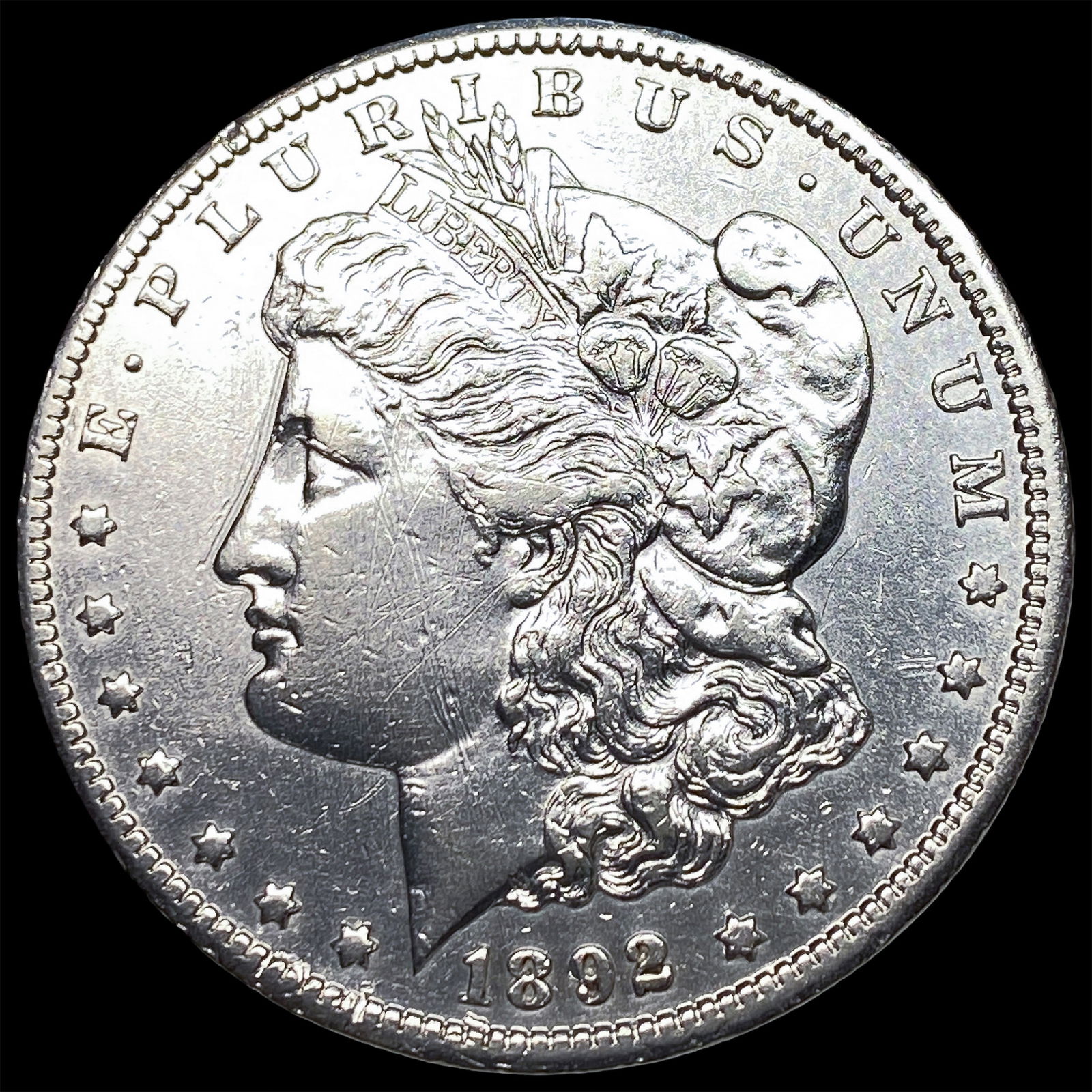 1892-S Silver Morgan Dollar CLOSELY UNCIRCULATED (1 of 2)