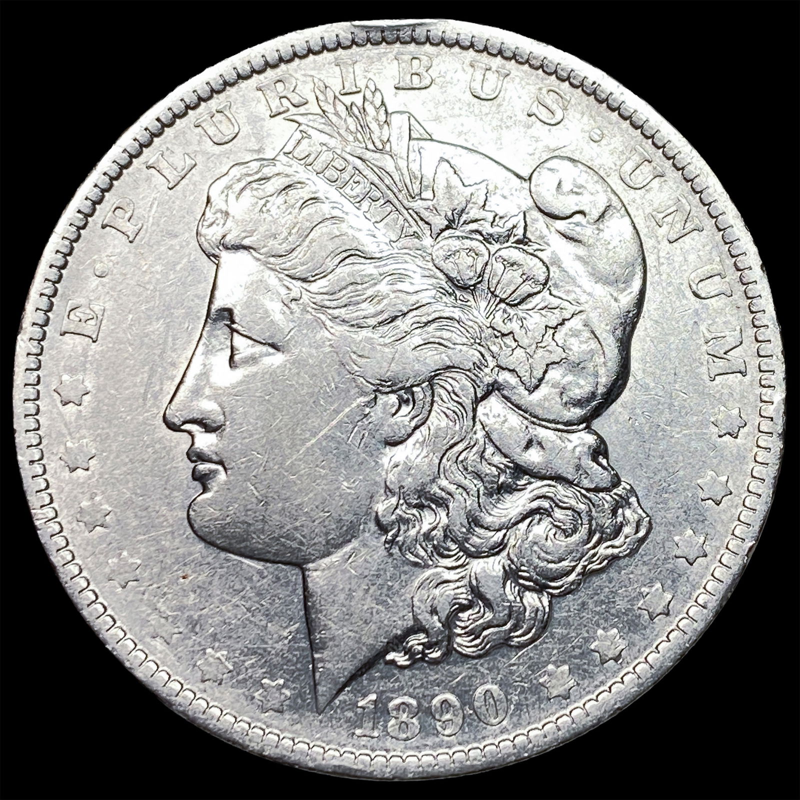 1890-O Silver Morgan Dollar NEARLY UNCIRCULATED: 1890-O Silver Morgan Dollar NEARLY UNCIRCULATED
