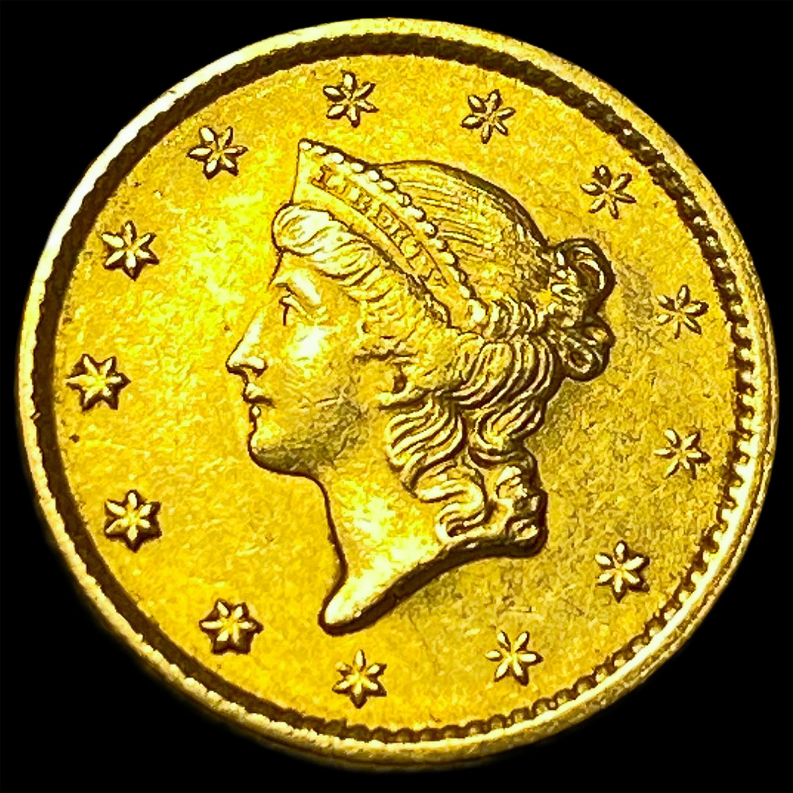 1851 Gold $1 Type 1 CHOICE AU (1 of 2)