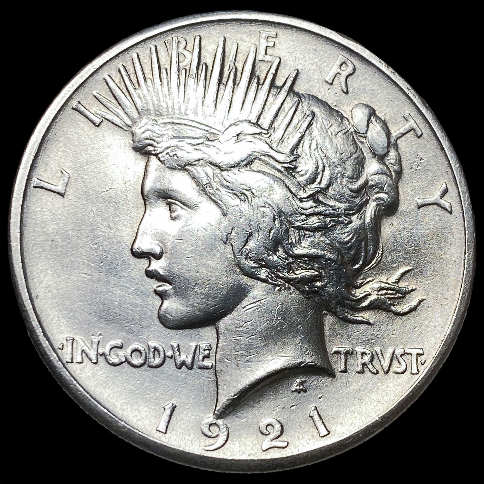 1921 Silver Peace Dollar CLOSELY UNCIRCULATED: 1921 Silver Peace Dollar CLOSELY UNCIRCULATED