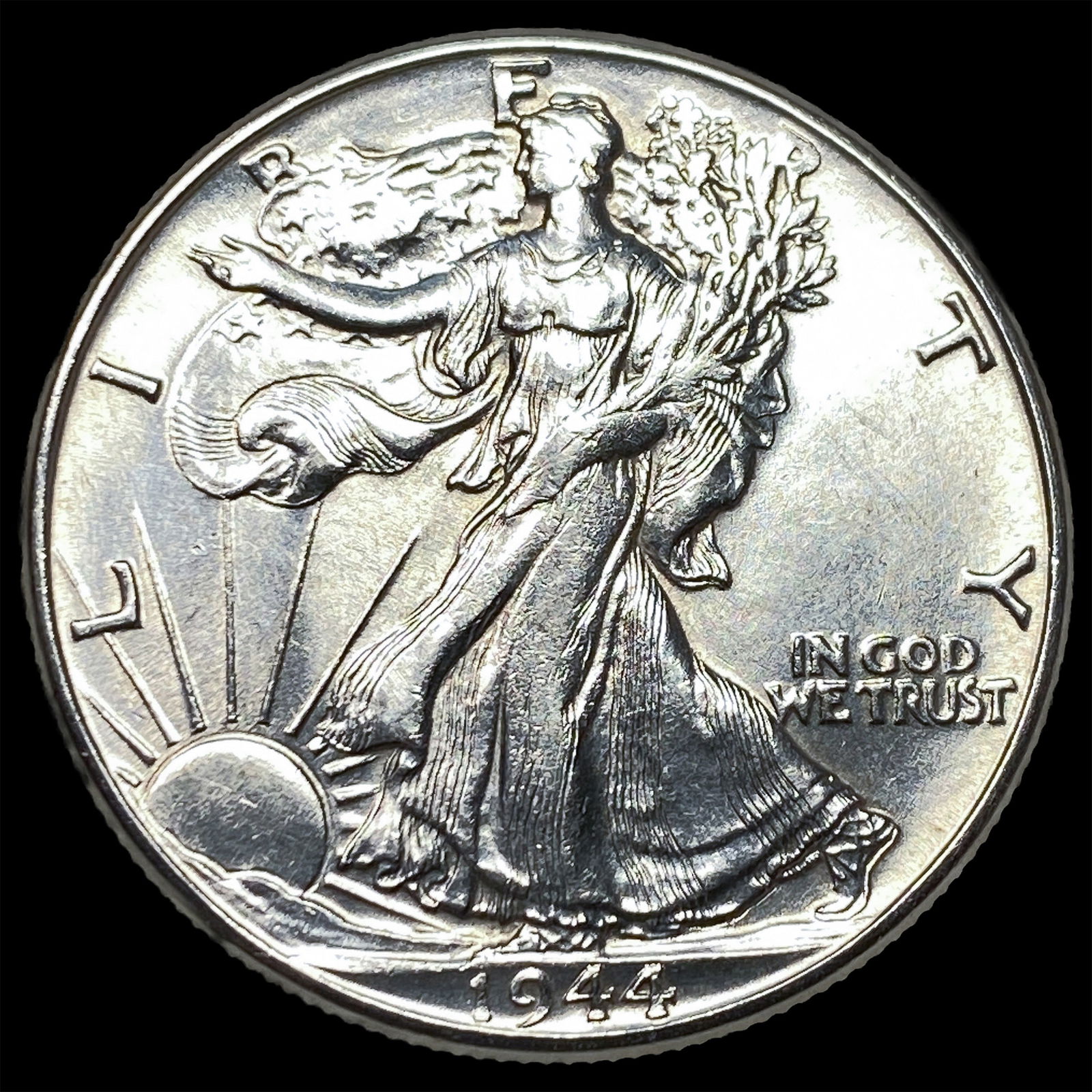 1944 Silver Half Dollar (Walking Liberty) UNCIRCULATED: 1944 Silver Half Dollar (Walking Liberty) UNCIRCULATED