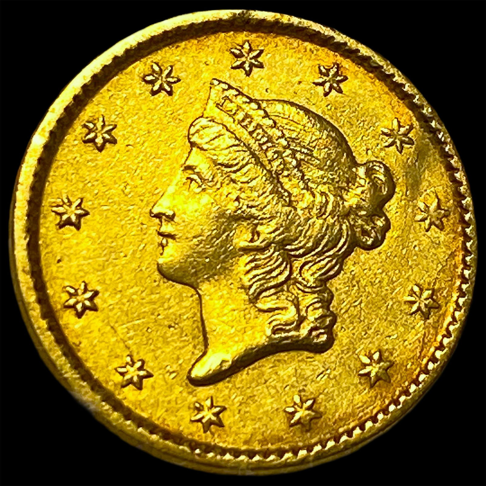 1851 Gold $1 Type 1 CHOICE AU: 1851 Gold $1 Type 1 CHOICE AU