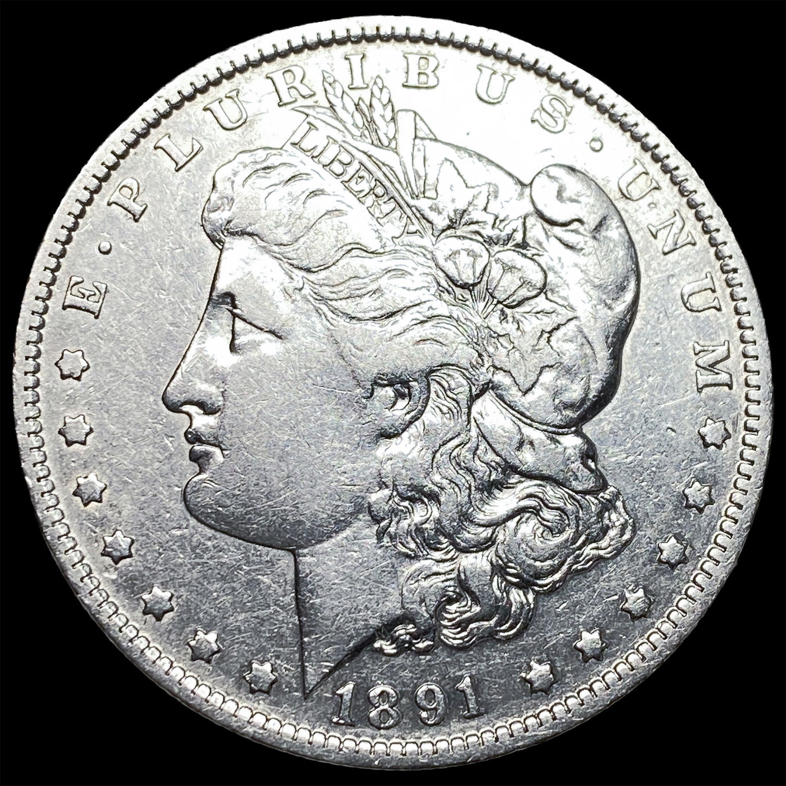1891-O Silver Morgan Dollar NEARLY UNCIRCULATED: 1891-O Silver Morgan Dollar NEARLY UNCIRCULATED