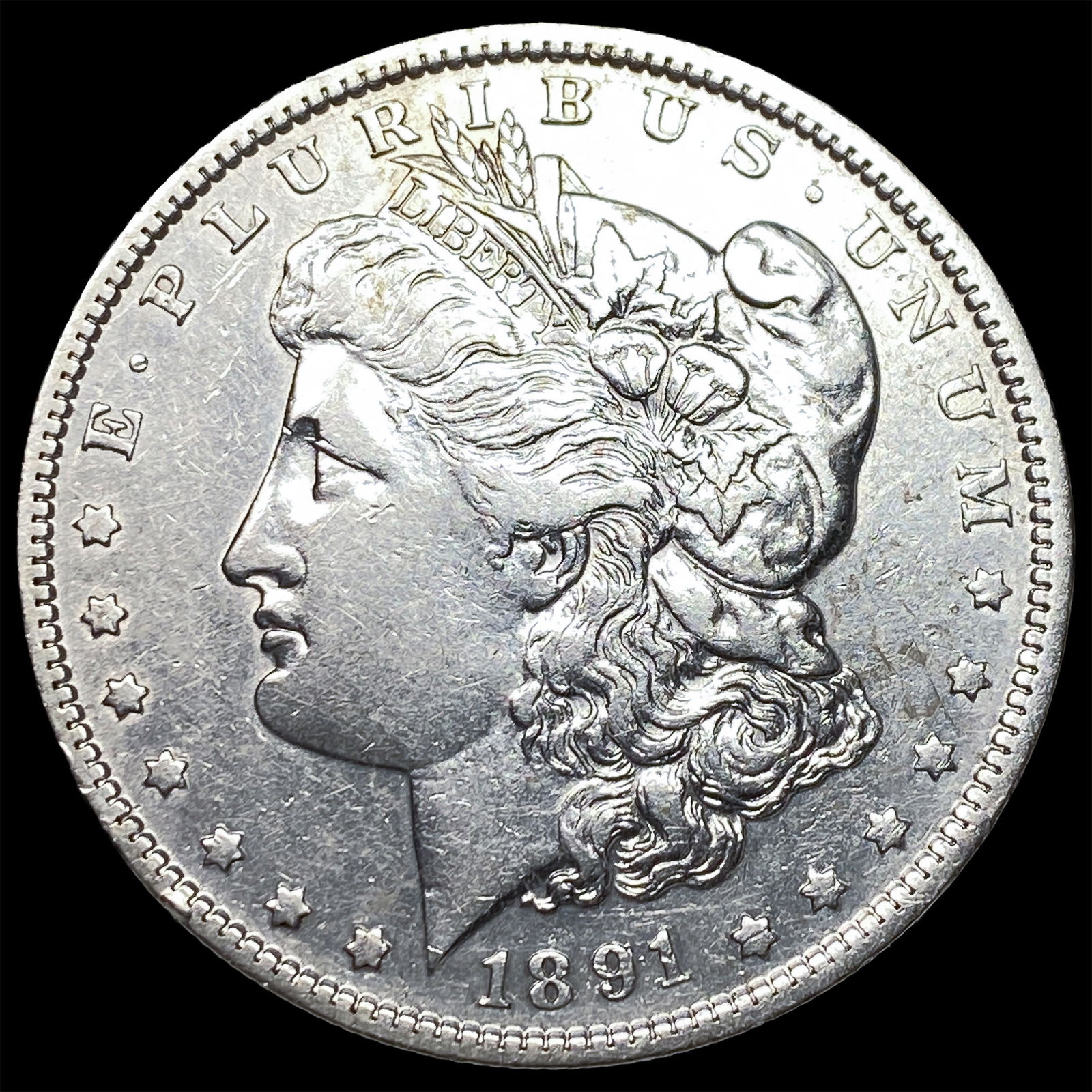 1891-O Silver Morgan Dollar NEARLY UNCIRCULATED: 1891-O Silver Morgan Dollar NEARLY UNCIRCULATED