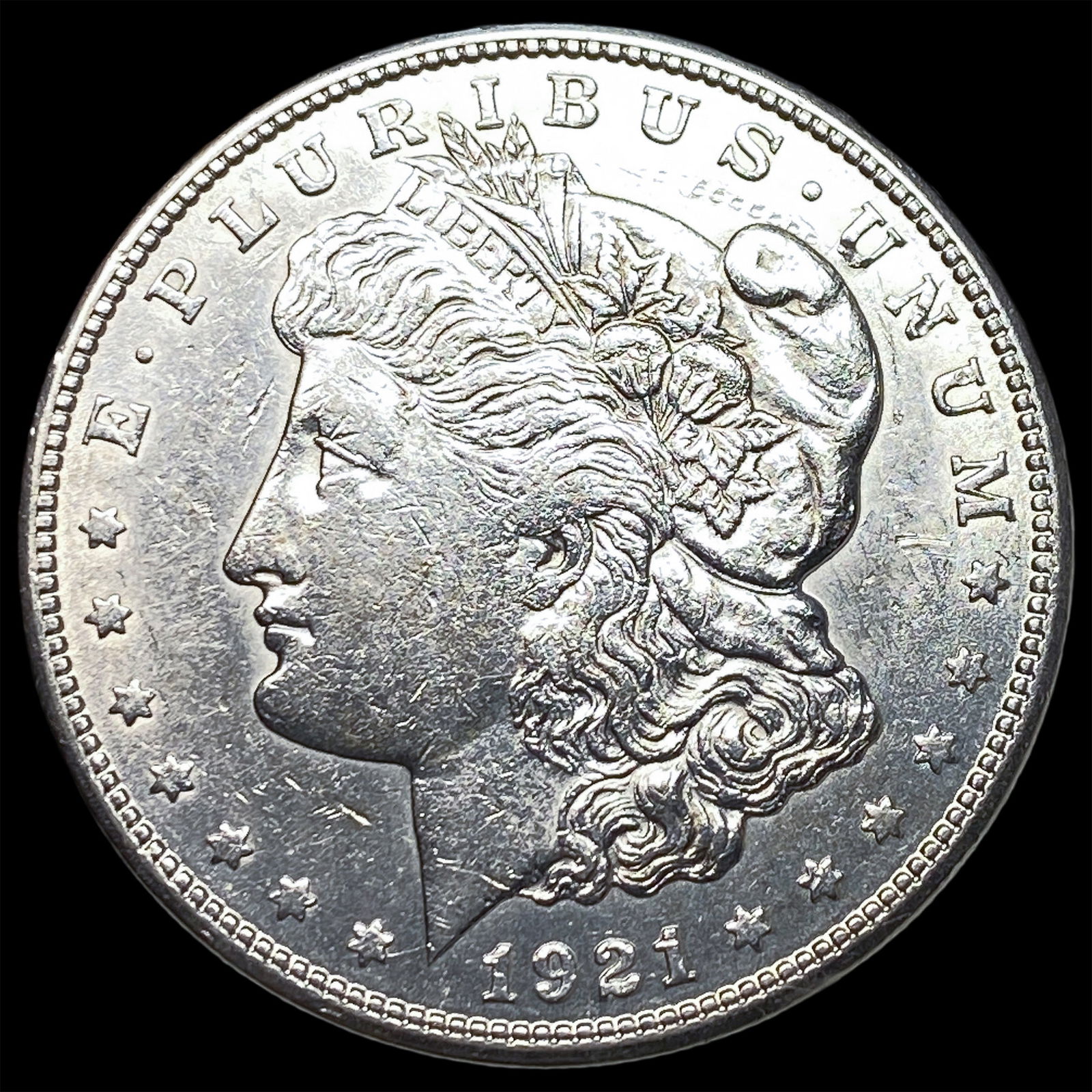 1921-S Silver Morgan Dollar CLOSELY UNCIRCULATED: 1921-S Silver Morgan Dollar CLOSELY UNCIRCULATED