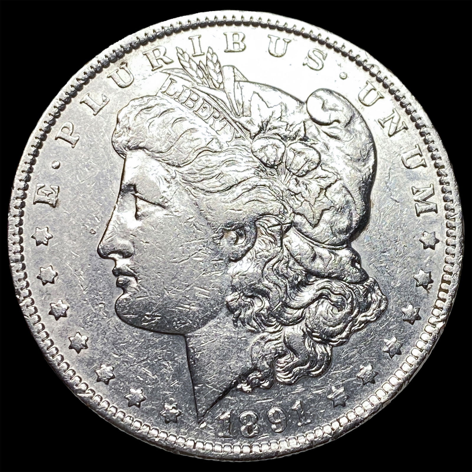 1891 Morgan Silver Dollar NEARLY UNCIRCULATED (1 of 2)