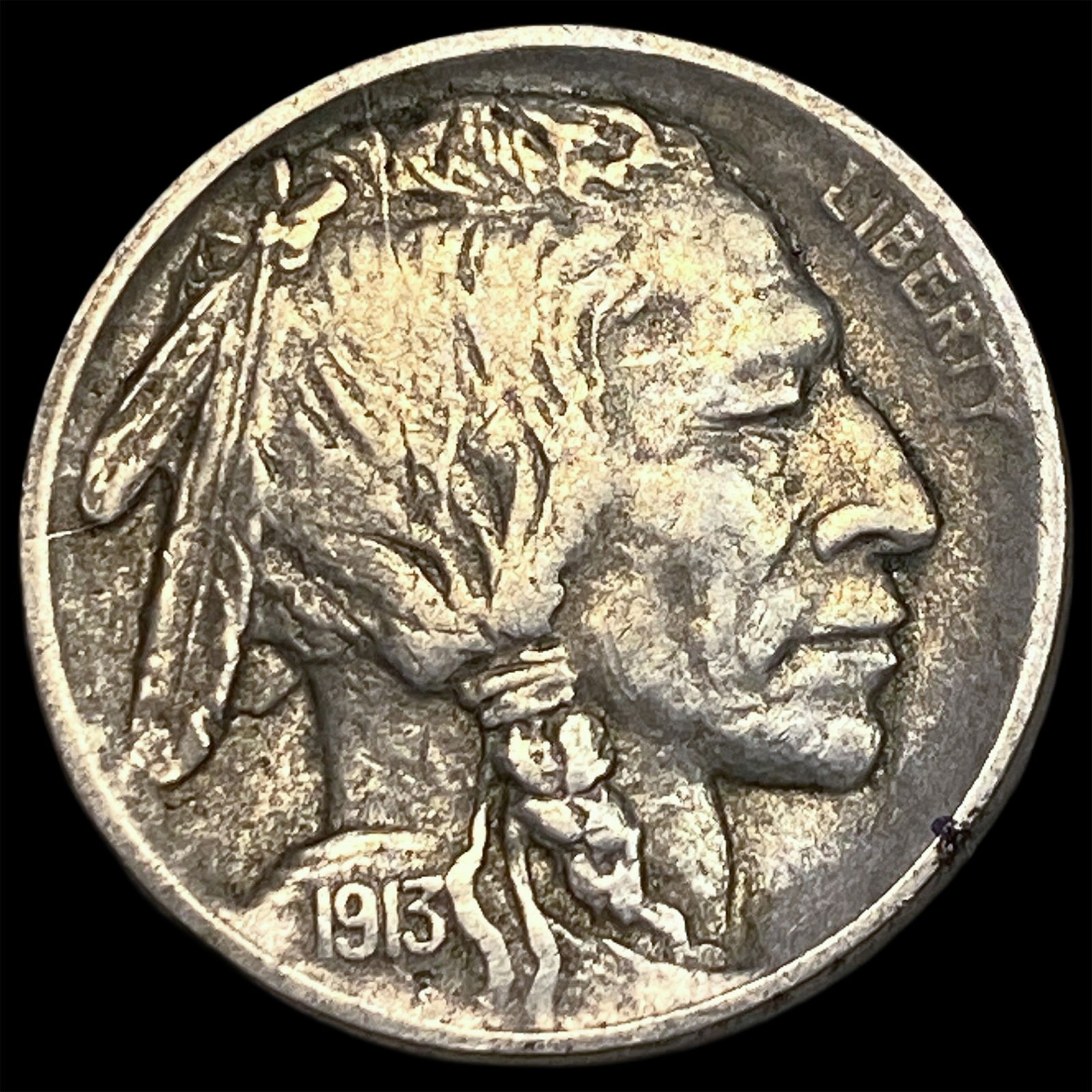 1913-S Type 1 Buffalo Nickel CLOSELY UNCIRCULATED (1 of 2)