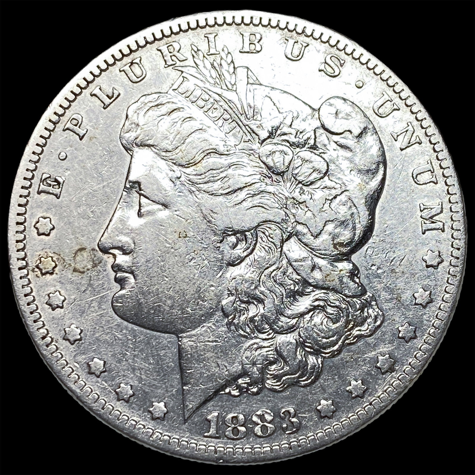 1883-S Silver Morgan Dollar NEARLY UNCIRCULATED: 1883-S Silver Morgan Dollar NEARLY UNCIRCULATED