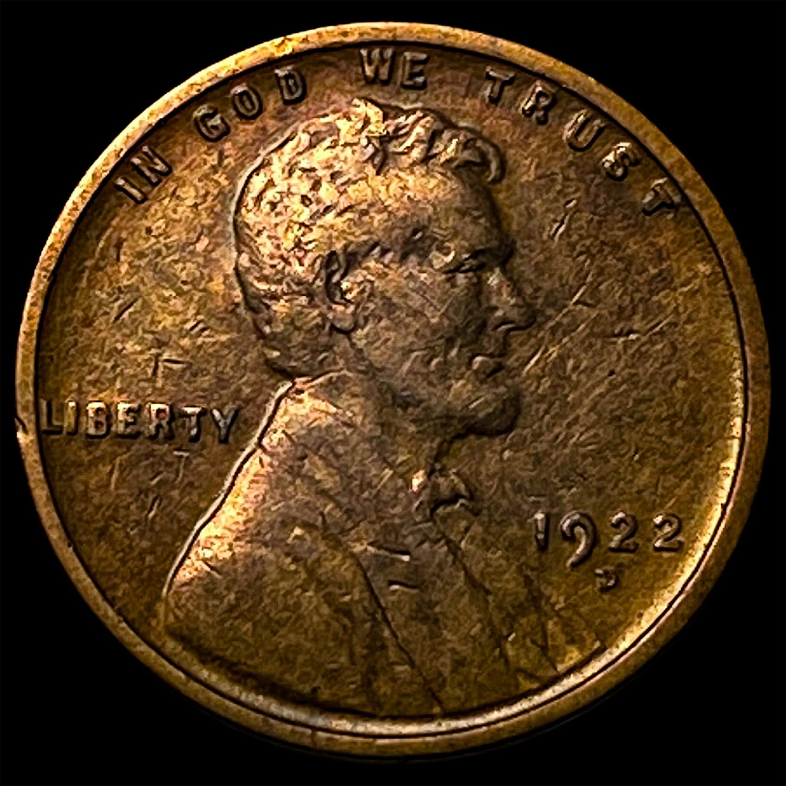 1922-D Lincoln Wheat Cent NEARLY UNCIRCULATED: 1922-D Lincoln Wheat Cent NEARLY UNCIRCULATED