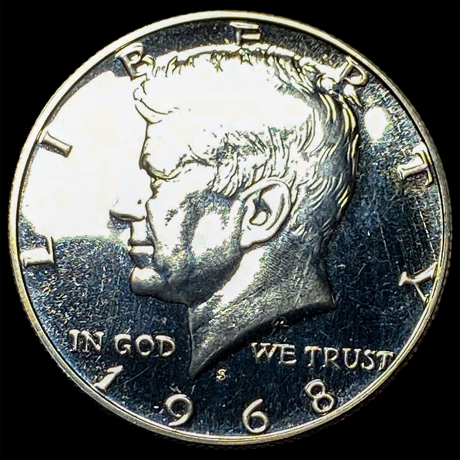 1968-S Silver Kennedy Half Dollar CHOICE PROOF (1 of 2)