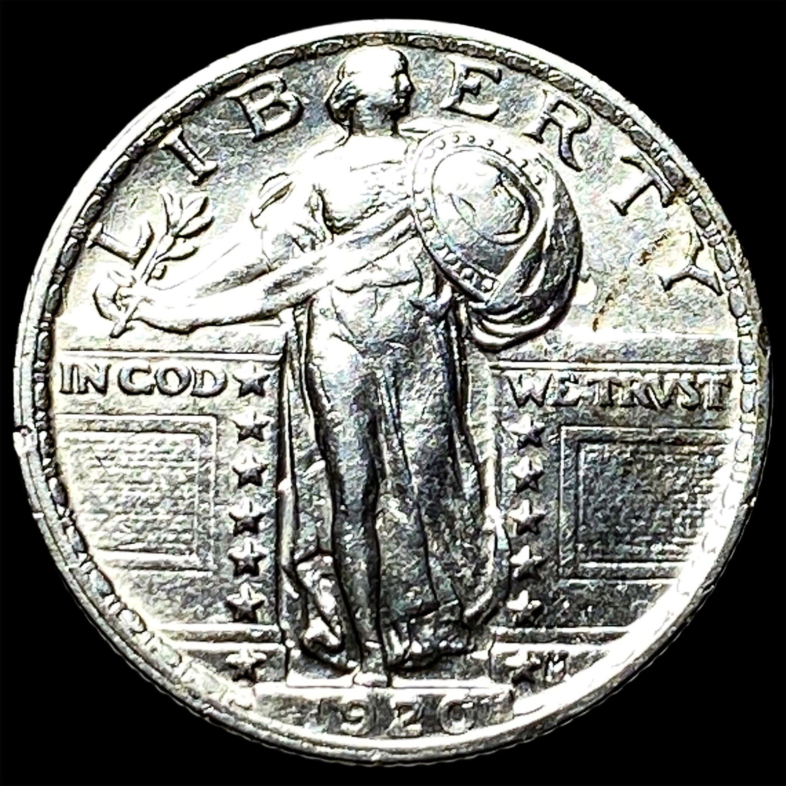 1920 Standing Liberty Silver Quarter CLOSELY UNCIRCULATED (1 of 2)