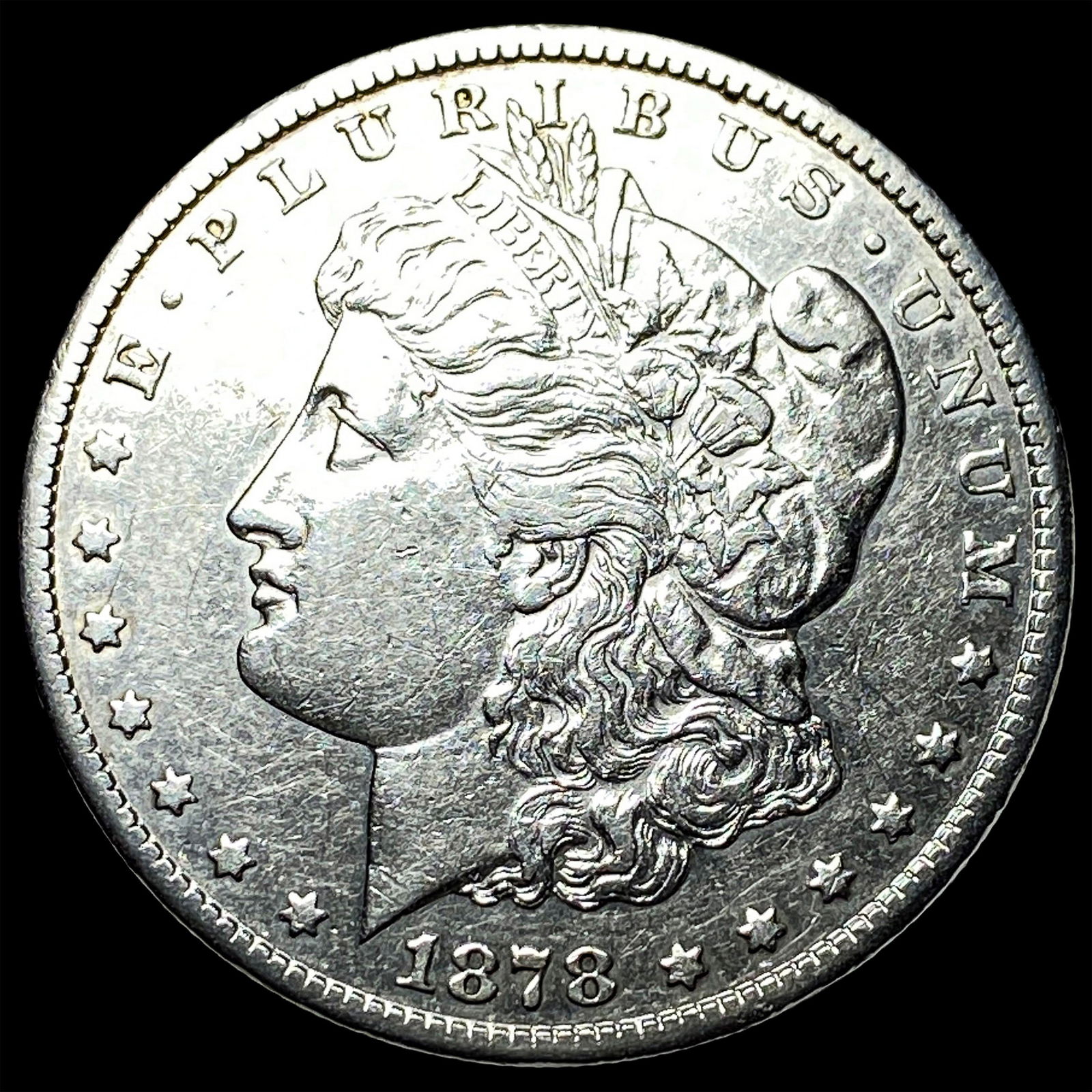 1878-CC Silver Morgan Dollar NEARLY UNCIRCULATED: 1878-CC Silver Morgan Dollar NEARLY UNCIRCULATED