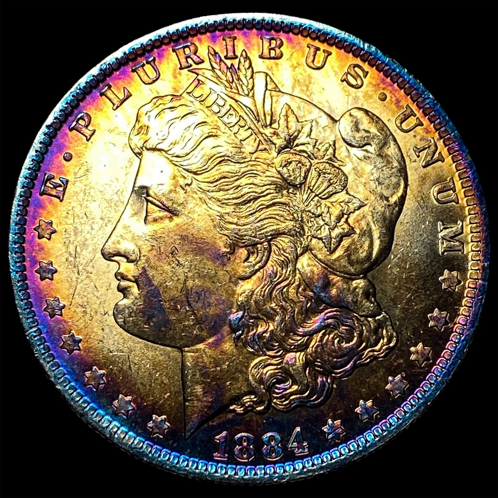 1884 Morgan Silver Dollar CHOICE BU: 1884 Morgan Silver Dollar CHOICE BU