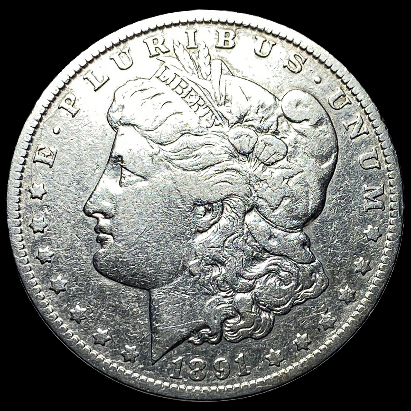 1891-O Silver Morgan Dollar LIGHTLY CIRCULATED: 1891-O Silver Morgan Dollar LIGHTLY CIRCULATED