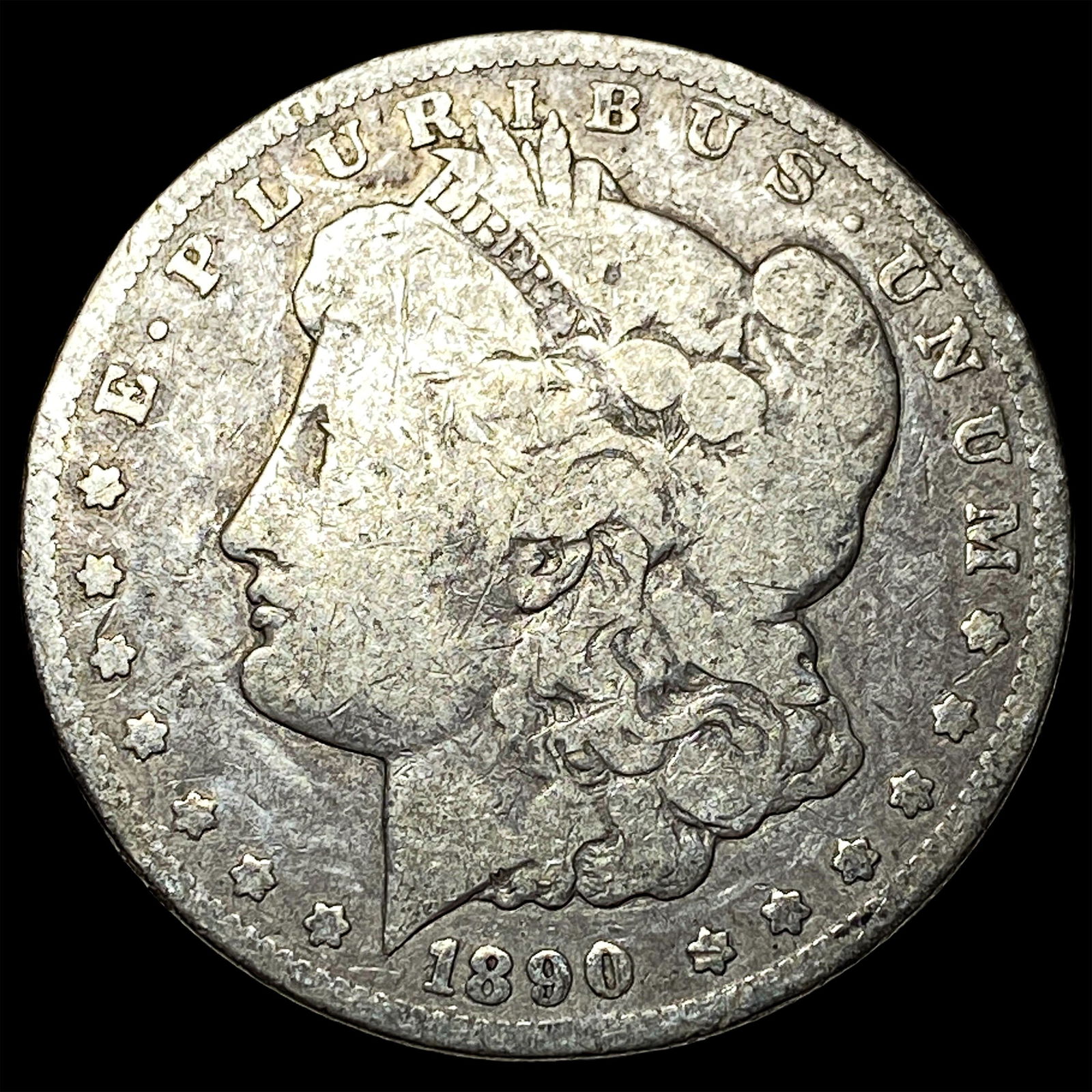 1890-CC Silver Morgan Dollar GEM PROOF: 1890-CC Silver Morgan Dollar GEM PROOF