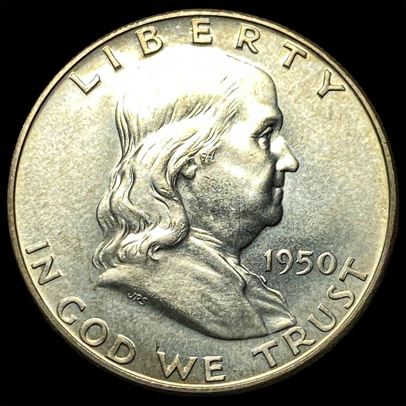 1950 Silver Half Dollar Franklin NEARLY UNCIRCULATED (1 of 2)