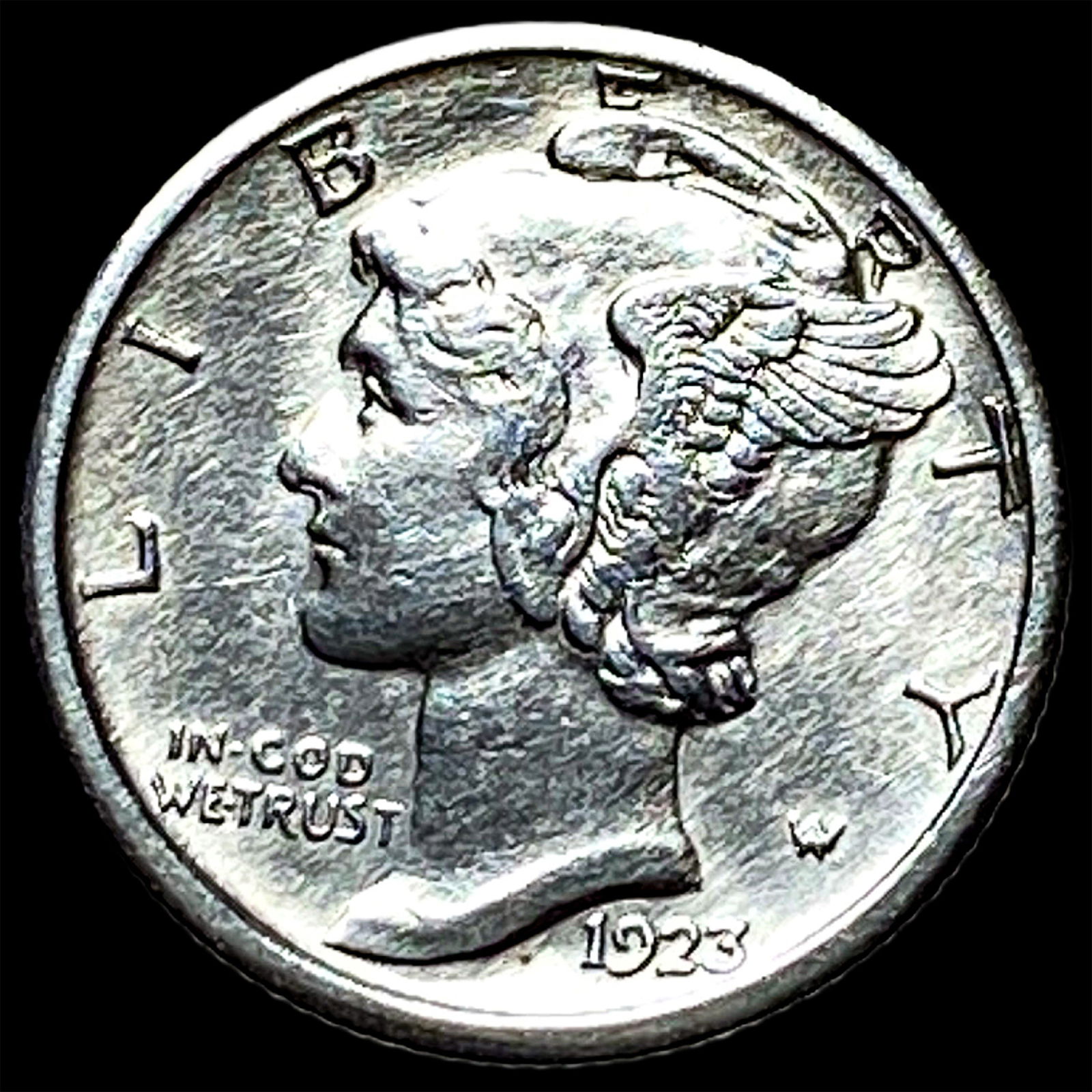 1923-S Silver Mercury Dime UNCIRCULATED: 1923-S Silver Mercury Dime UNCIRCULATED