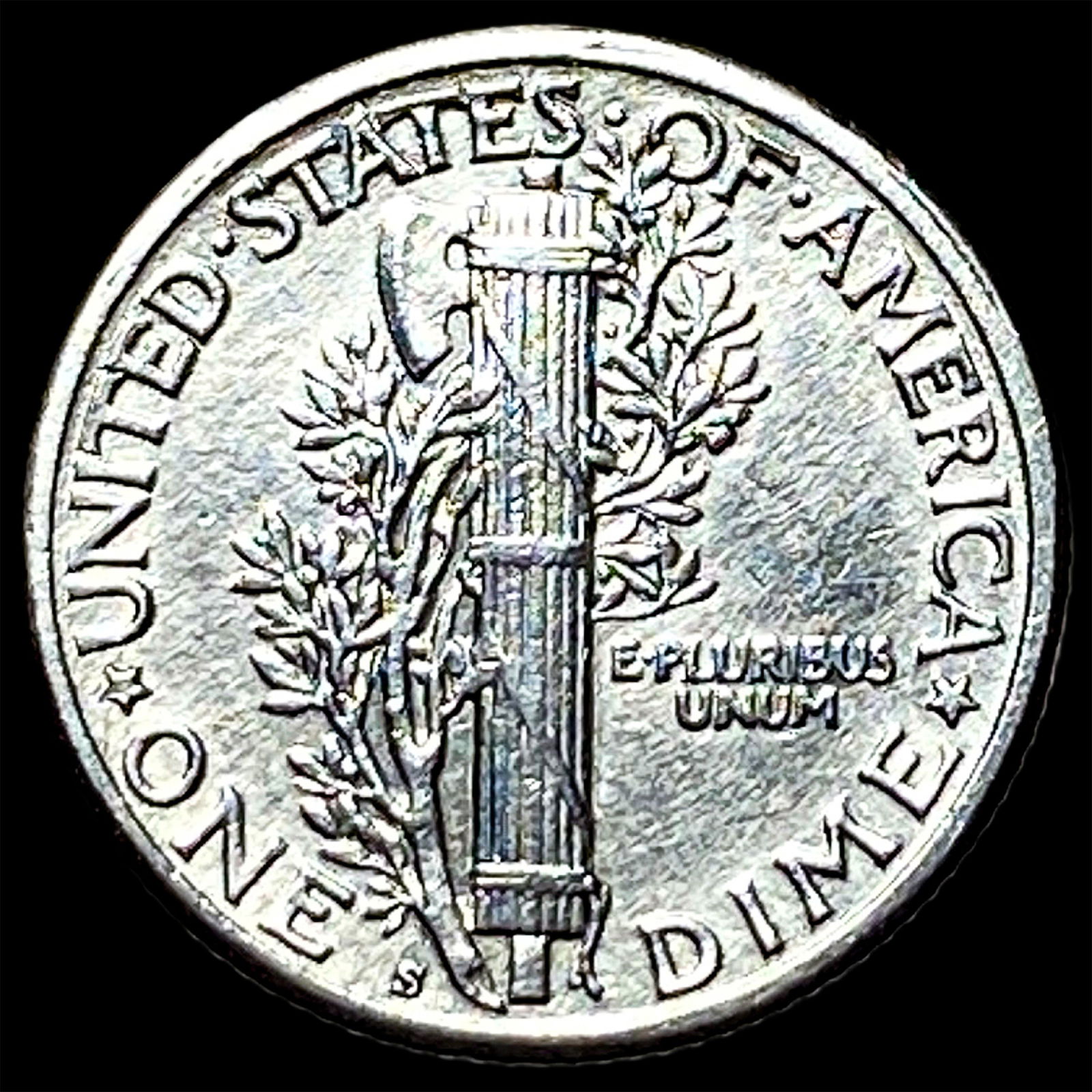 1923-S Silver Mercury Dime UNCIRCULATED - 2