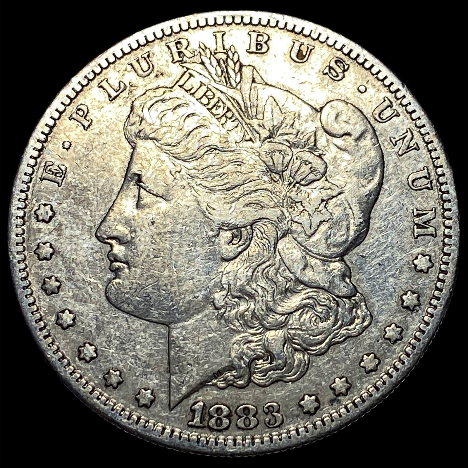 1883-S Silver Morgan Dollar NEARLY UNCIRCULATED: 1883-S Silver Morgan Dollar NEARLY UNCIRCULATED