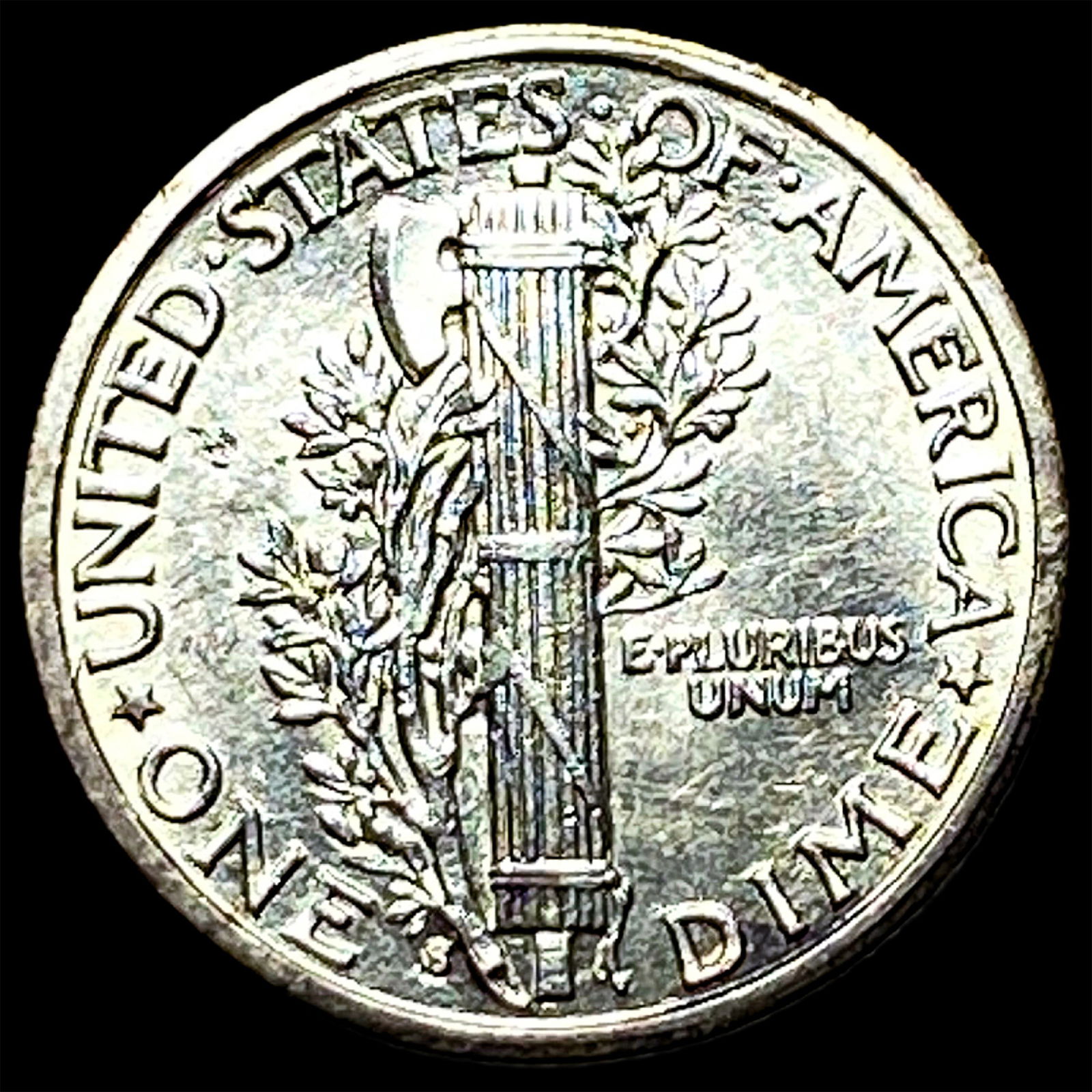 1917-S Silver Mercury Dime UNCIRCULATED - 2