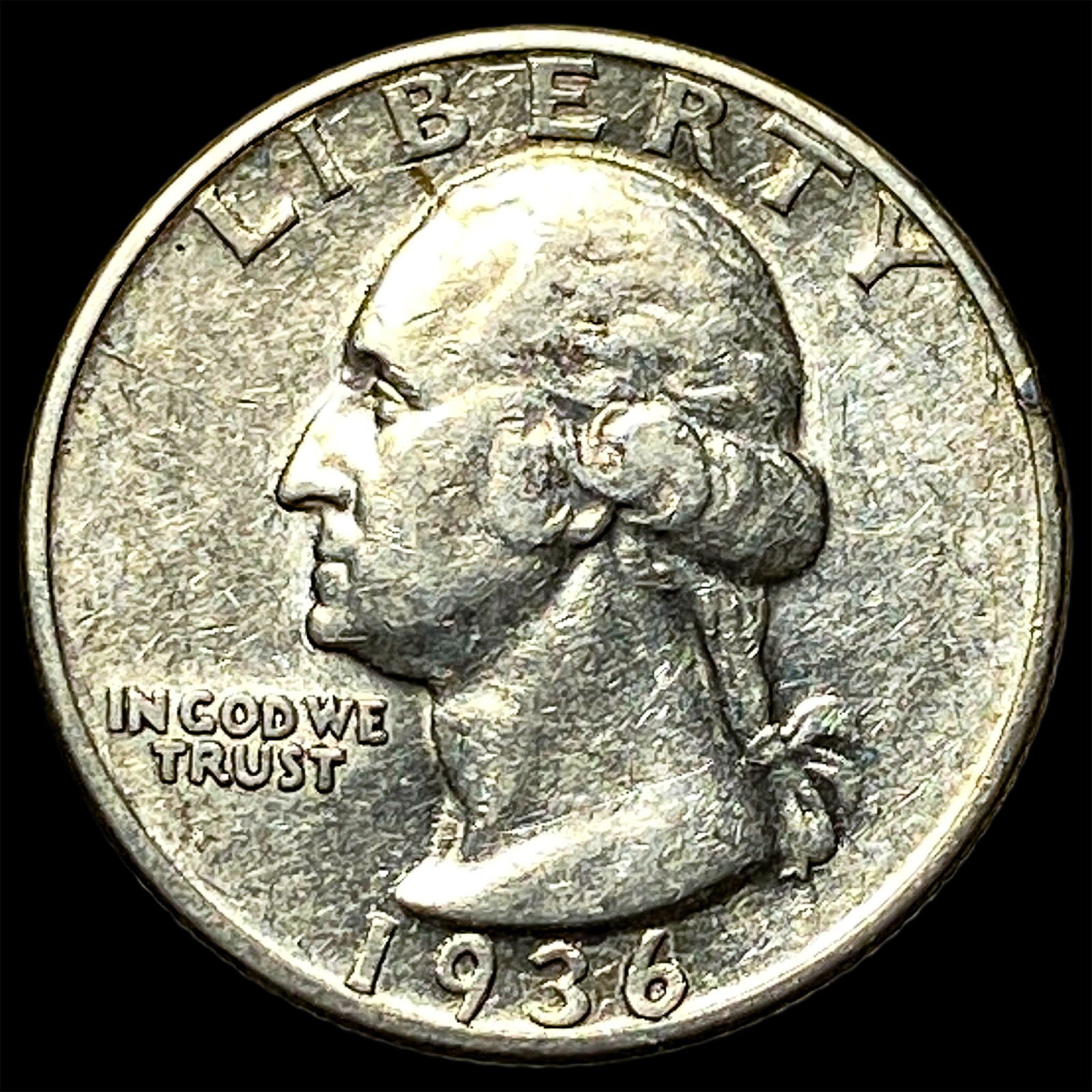 1936-D Silver Washington Quarter CLOSELY UNCIRCULATED (1 of 2)