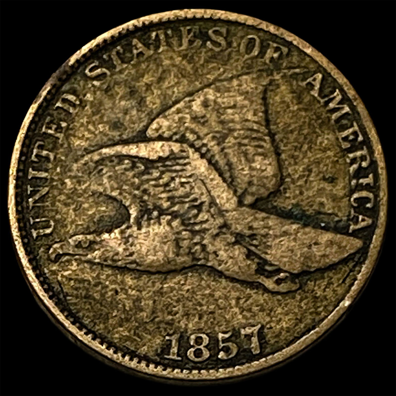 1857 Flying Eagle Cent LIGHTLY CIRCULATED: 1857 Flying Eagle Cent LIGHTLY CIRCULATED