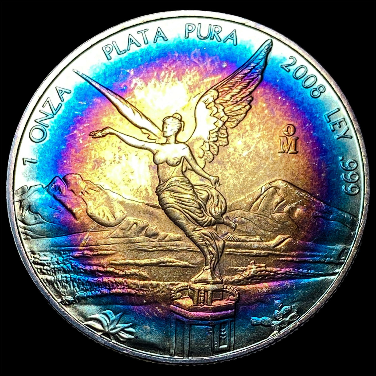 2008 Silver 1 Onza Libertad SUPERB GEM BU: 2008 Silver 1 Onza Libertad SUPERB GEM BU