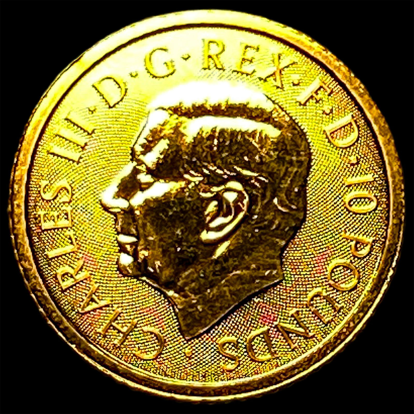 2023 Gold 10 Pounds 1 oz UK Charles III SUPERB GEM BU: 2023 Gold 10 Pounds 1 oz UK Charles III SUPERB GEM BU