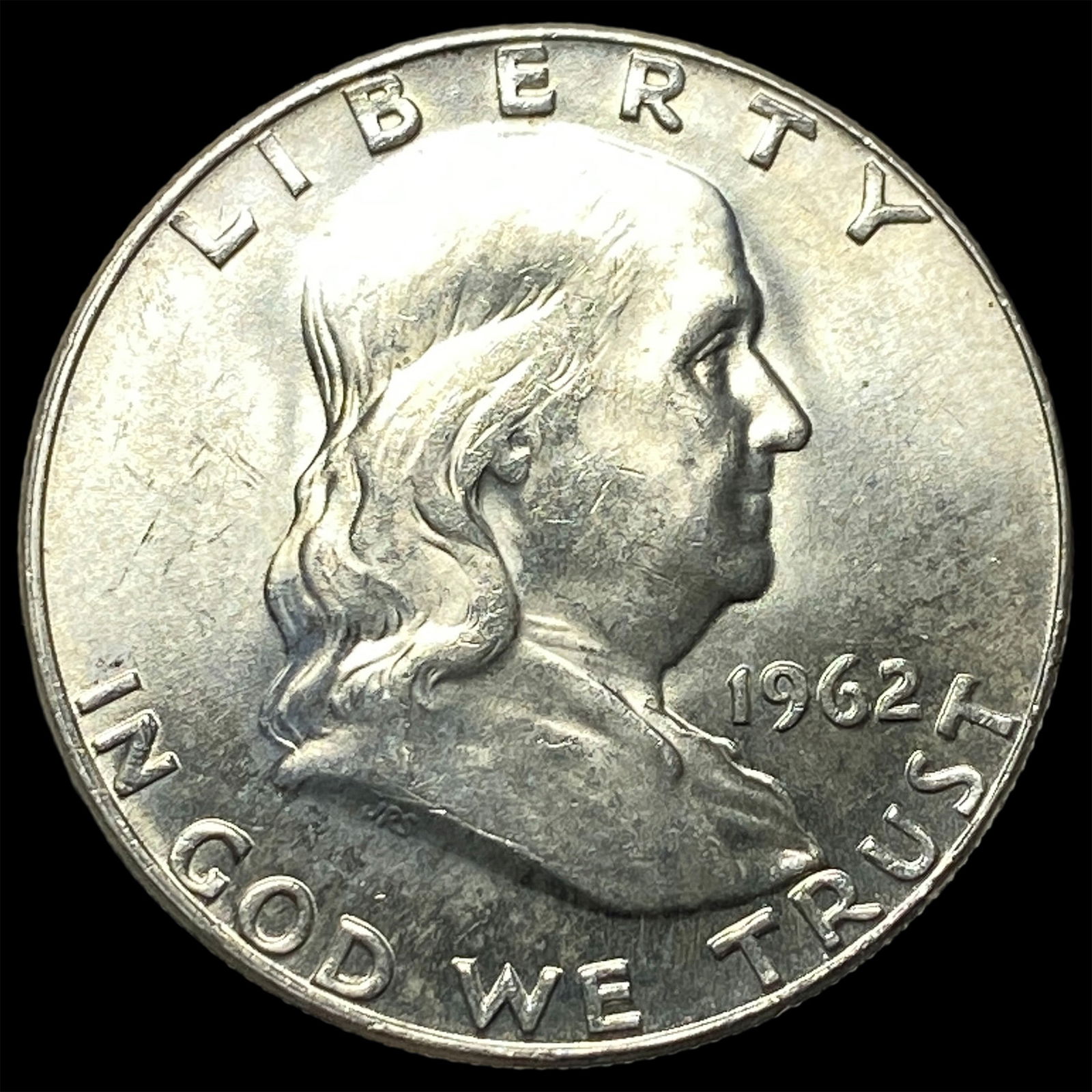 1962 Franklin Silver Half Dollar CHOICE BU (1 of 2)