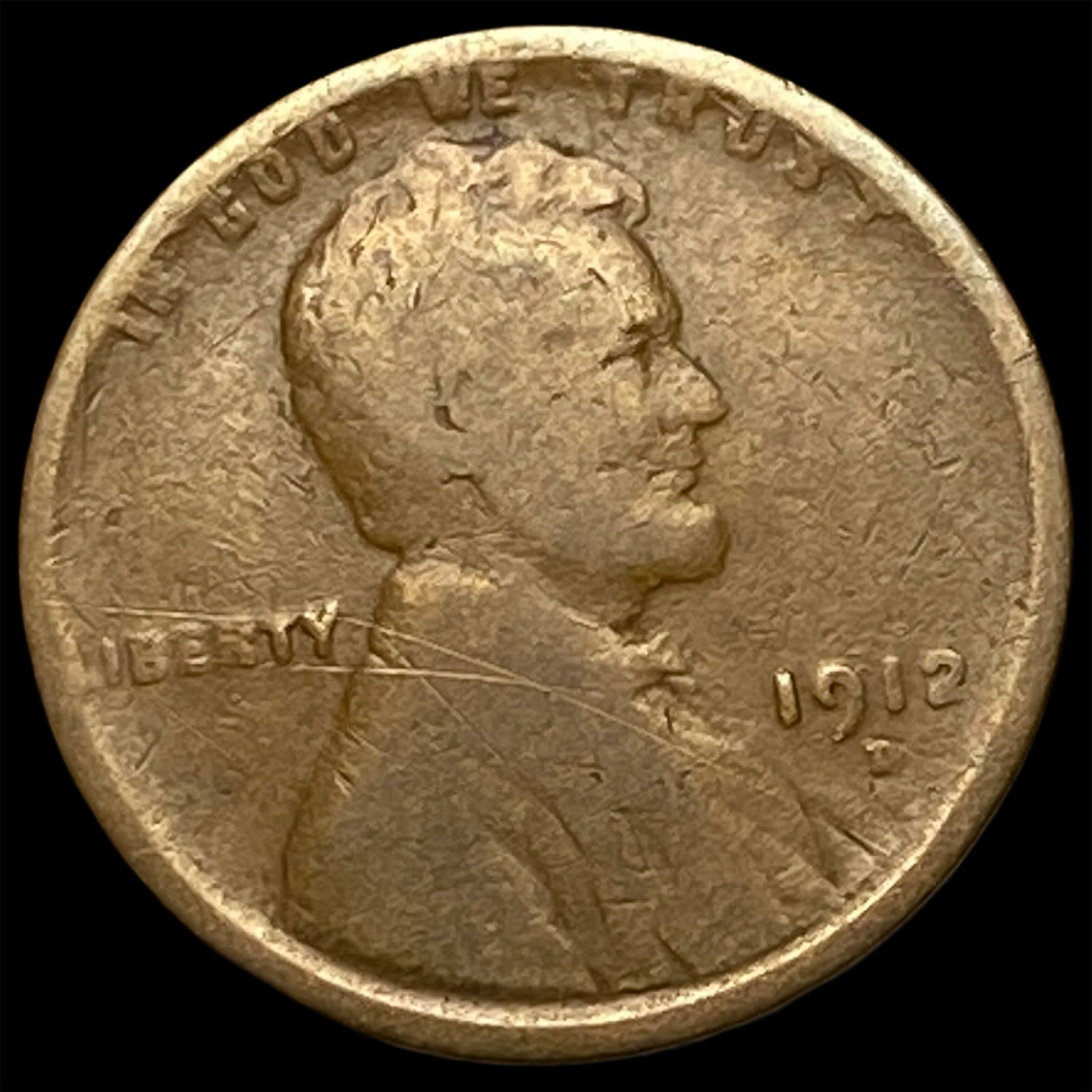 1912 Lincoln Wheat Cent NICELY CIRCULATED: 1912 Lincoln Wheat Cent NICELY CIRCULATED