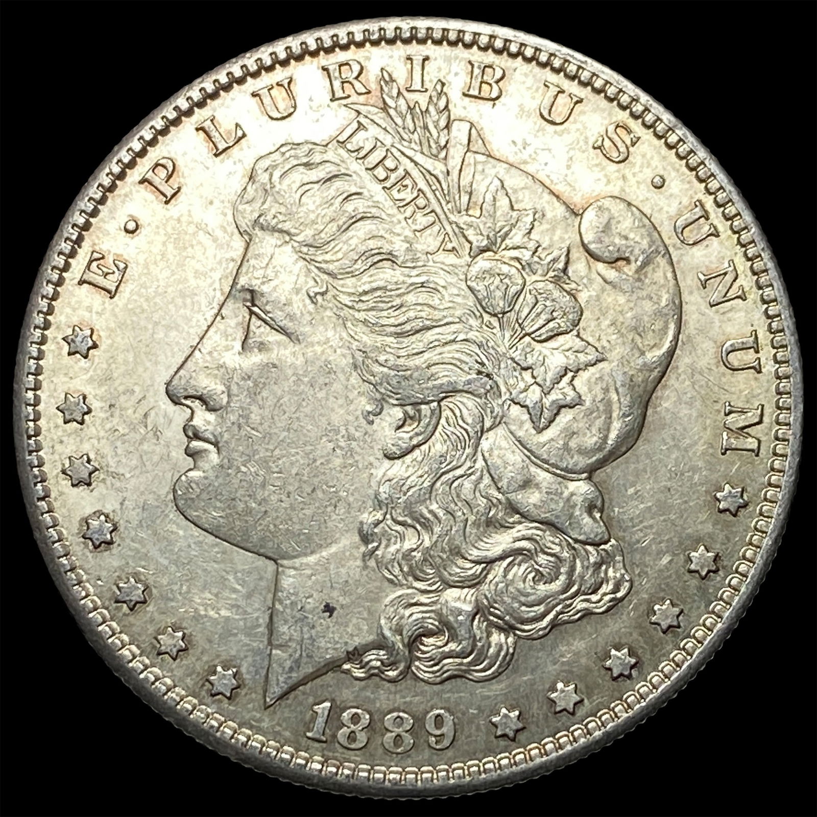 1889-S Silver Morgan Dollar CHOICE AU: 1889-S Silver Morgan Dollar CHOICE AU