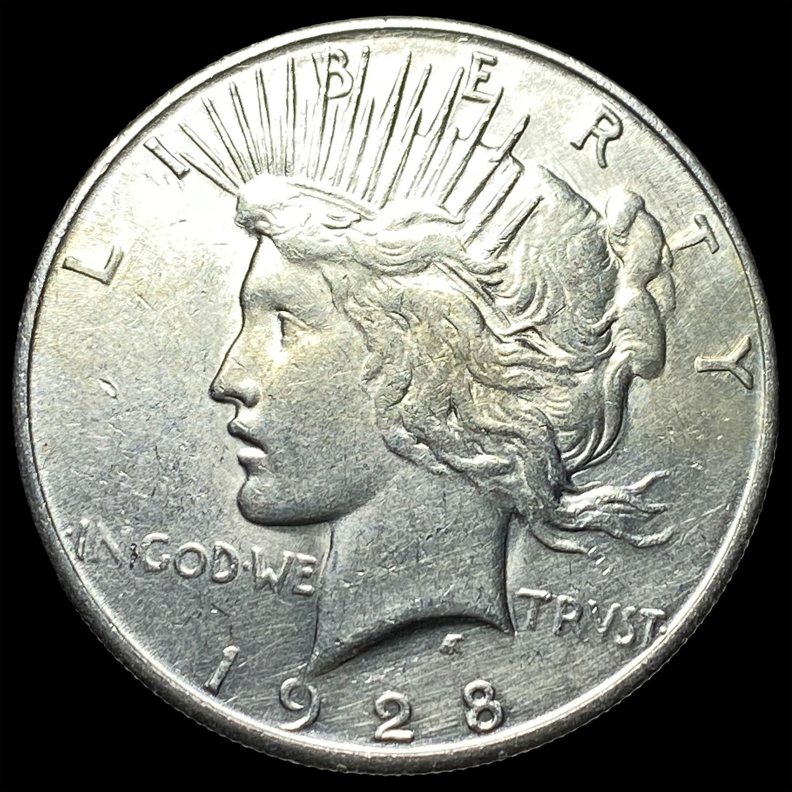 1928 Silver Peace Dollar CLOSELY UNCIRCULATED: 1928 Silver Peace Dollar CLOSELY UNCIRCULATED