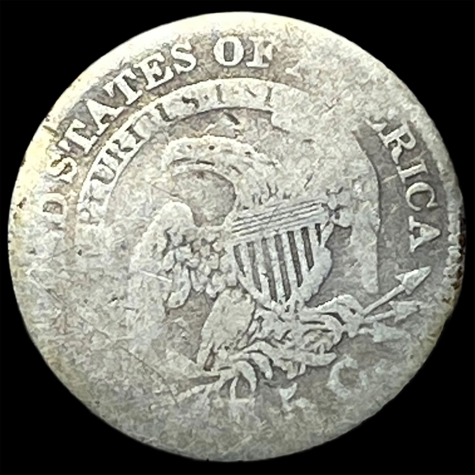 1829 Capped Bust Half Dime LIGHTLY CIRCULATED - 2
