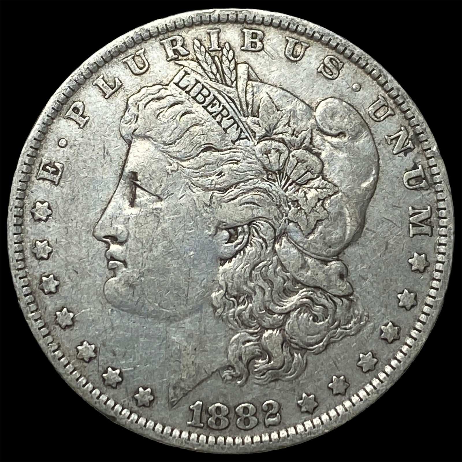 1882-O/S Morgan Silver Dollar NEARLY UNCIRCULATED: 1882-O/S Morgan Silver Dollar NEARLY UNCIRCULATED