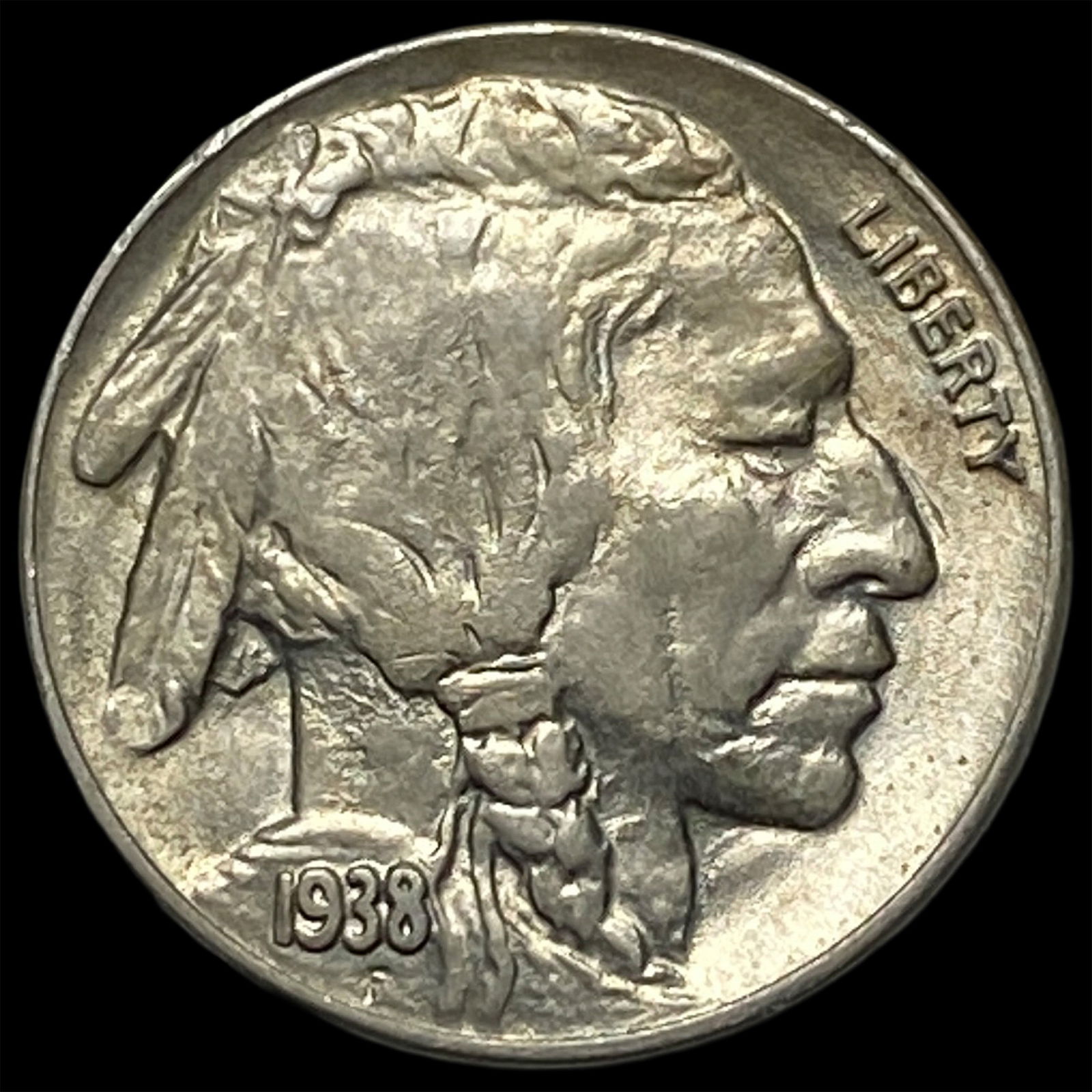 1938-D Buffalo Nickel CHOICE BU: 1938-D Buffalo Nickel CHOICE BU