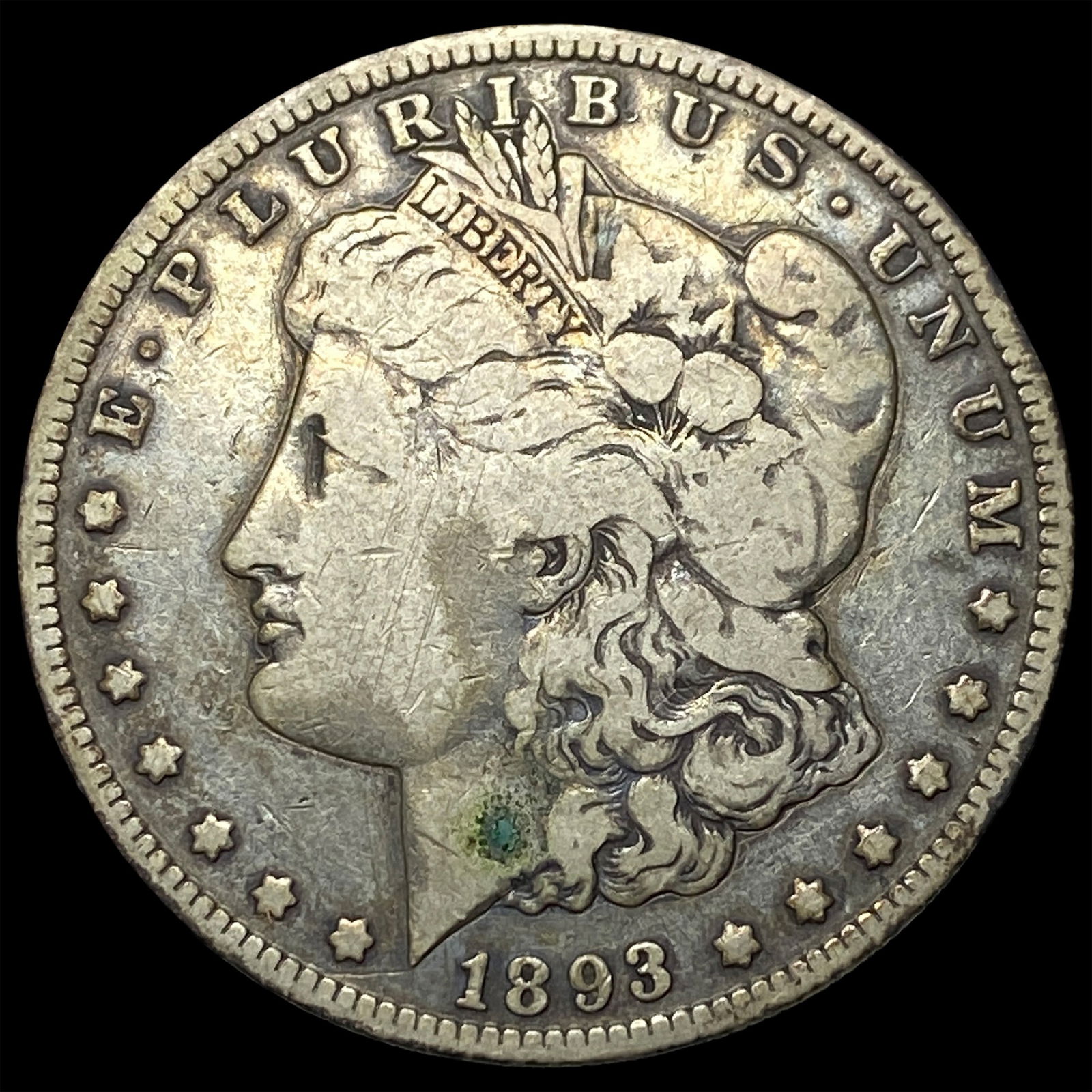 1893 Silver Morgan Dollar LIGHTLY CIRCULATED: 1893 Silver Morgan Dollar LIGHTLY CIRCULATED