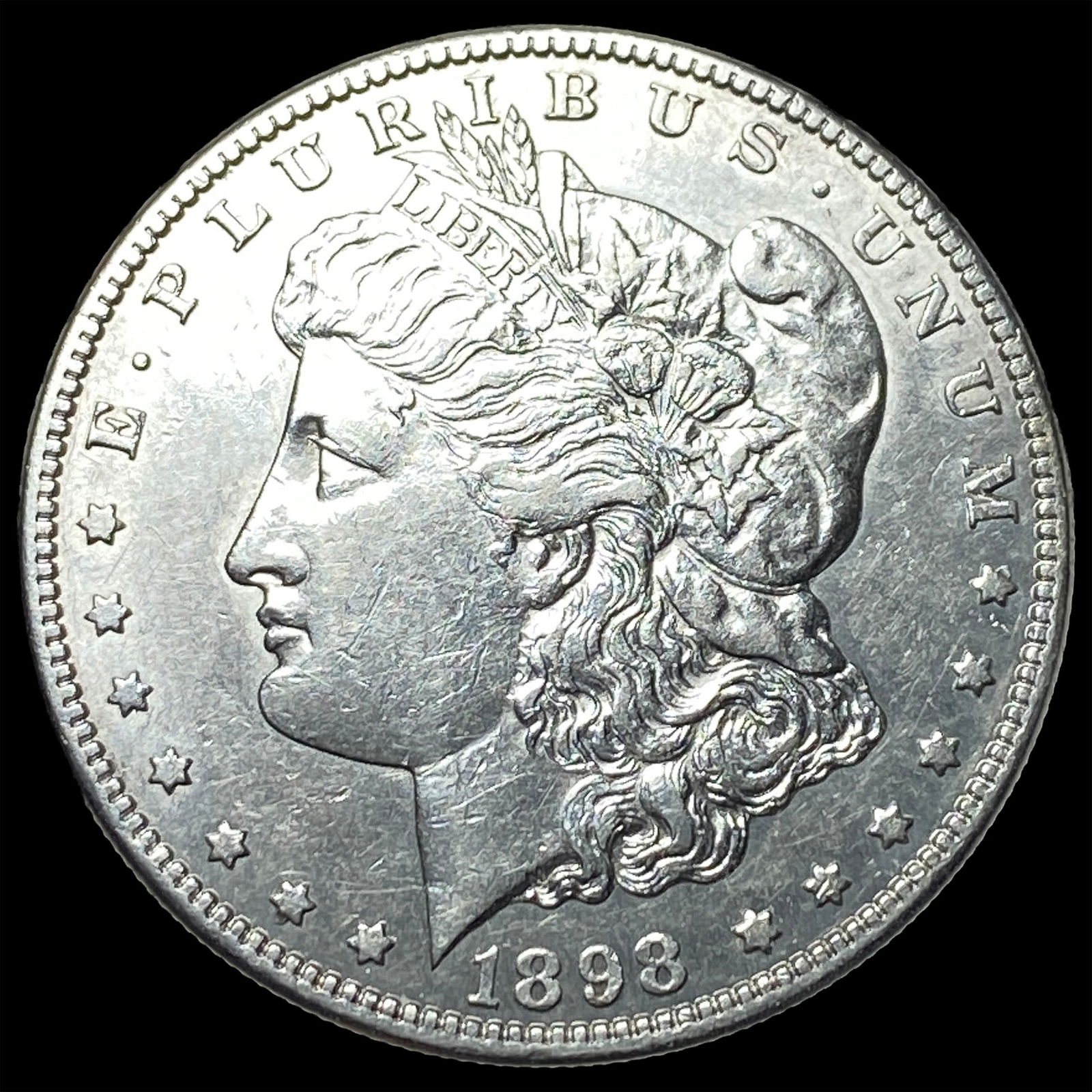 1898-S Silver Morgan Dollar CLOSELY UNCIRCULATED (1 of 2)