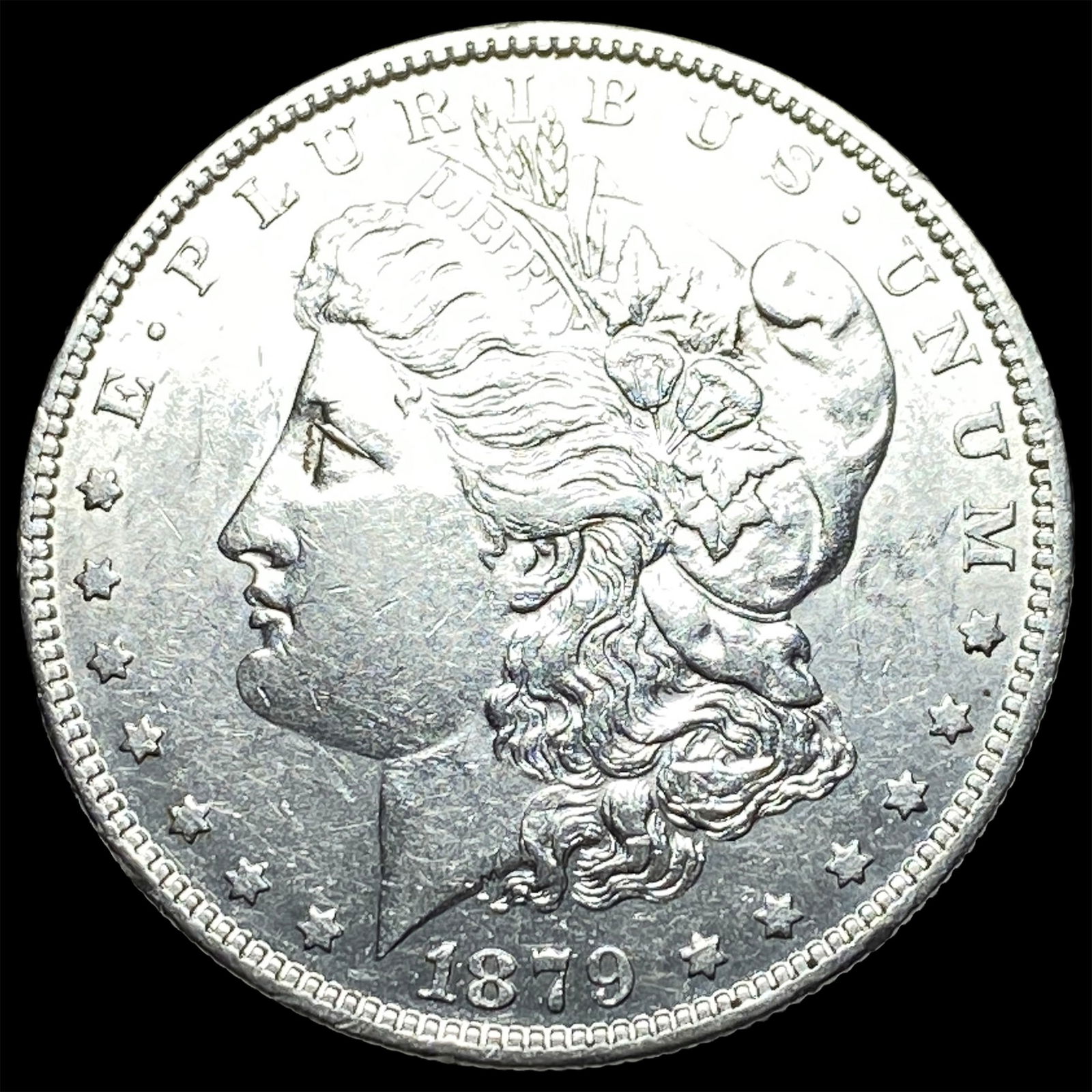 1879 Morgan Silver Dollar CLOSELY UNCIRCULATED: 1879 Morgan Silver Dollar CLOSELY UNCIRCULATED
