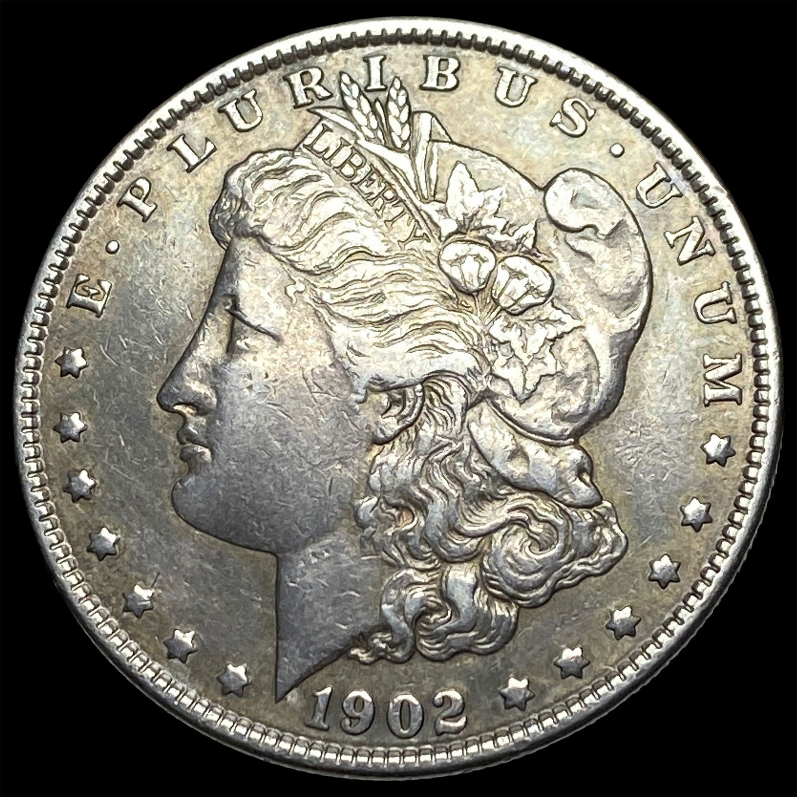 1902 Morgan Silver Dollar NEARLY UNCIRCULATED: 1902 Morgan Silver Dollar NEARLY UNCIRCULATED
