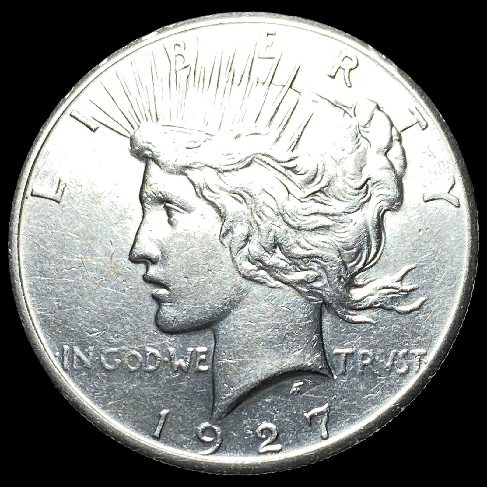 1927 Peace Silver Dollar CLOSELY UNCIRCULATED (1 of 2)