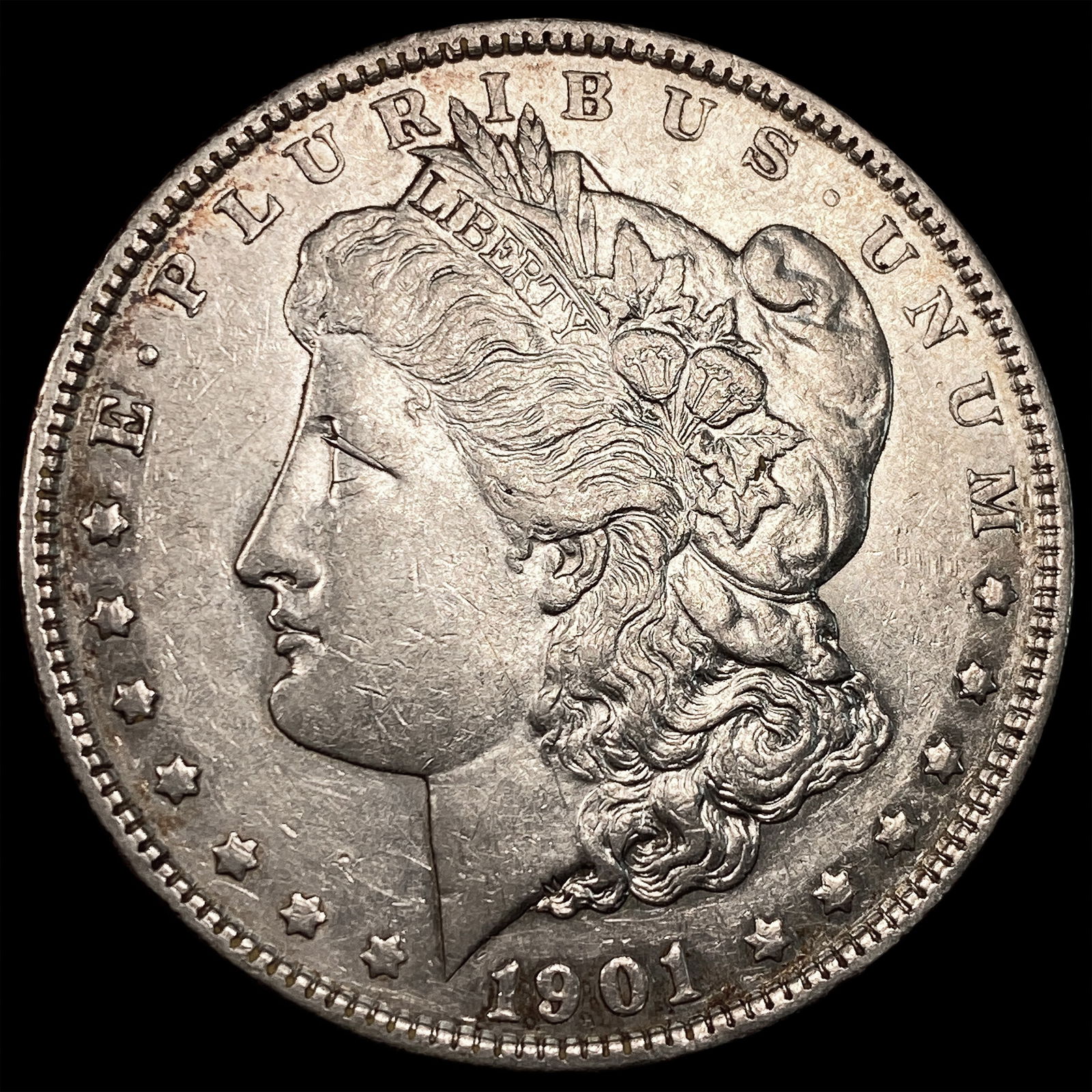 1901 Morgan Silver Dollar CLOSELY UNCIRCULATED: 1901 Morgan Silver Dollar CLOSELY UNCIRCULATED