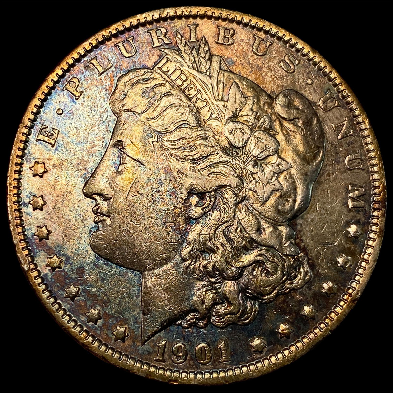 1901 Silver Morgan Dollar CLOSELY UNCIRCULATED: 1901 Silver Morgan Dollar CLOSELY UNCIRCULATED