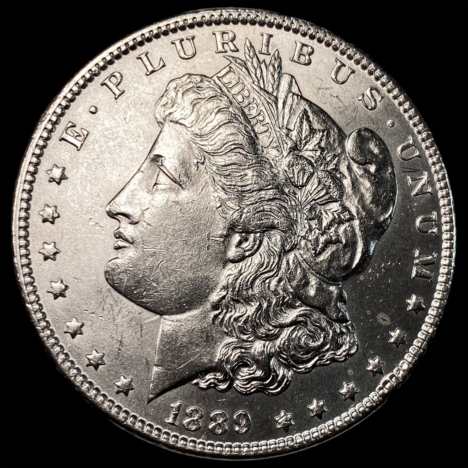 1889 Silver Morgan Dollar UNCIRCULATED: 1889 Silver Morgan Dollar UNCIRCULATED