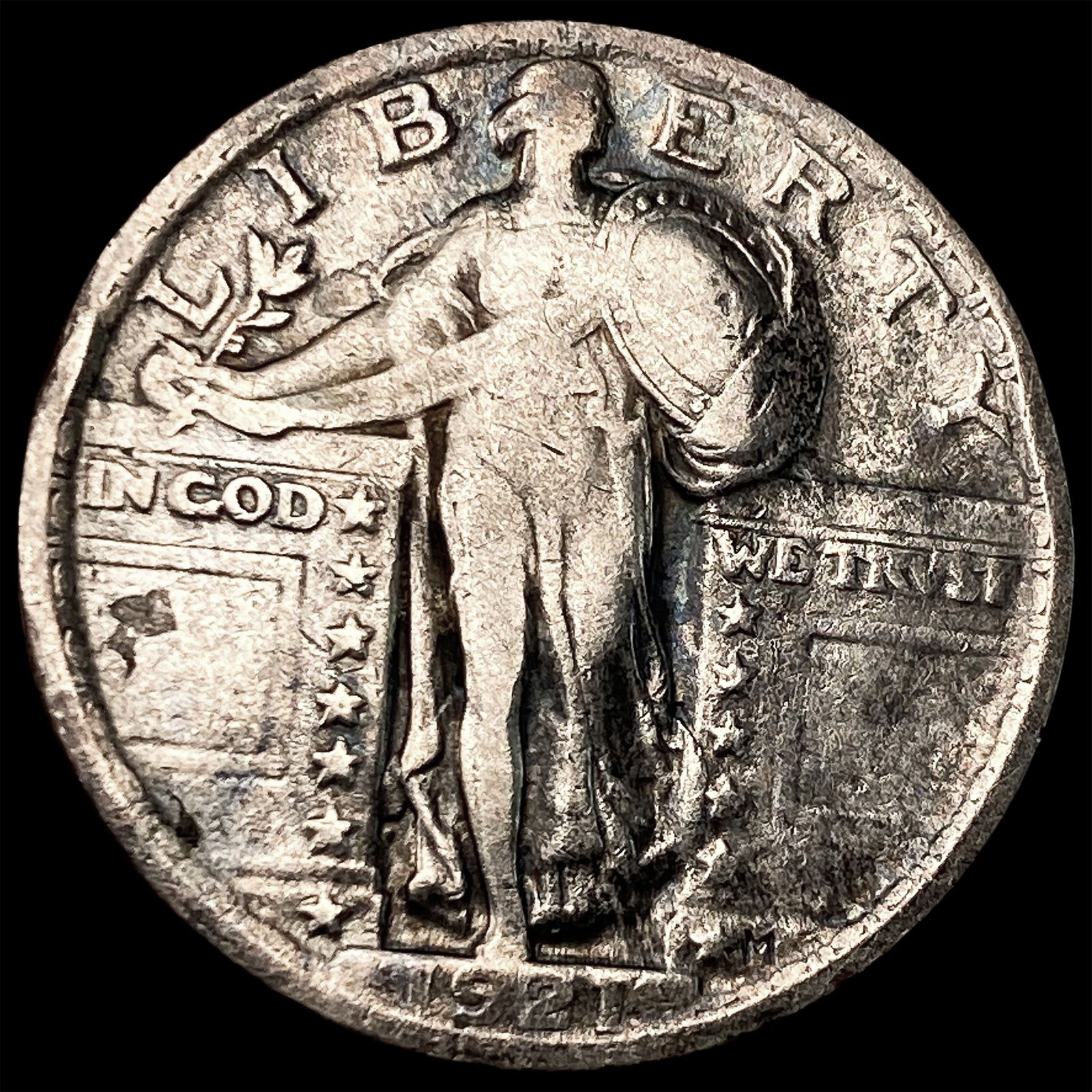 1921 Standing Liberty Quarter LIGHTLY CIRCULATED (1 of 2)