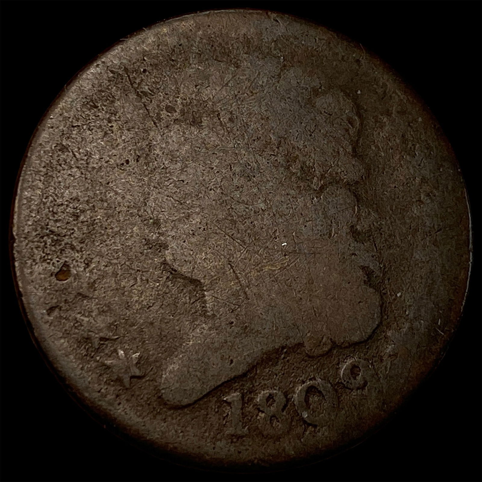1809 Classic Head Half Cent NICELY CIRCULATED: 1809 Classic Head Half Cent NICELY CIRCULATED