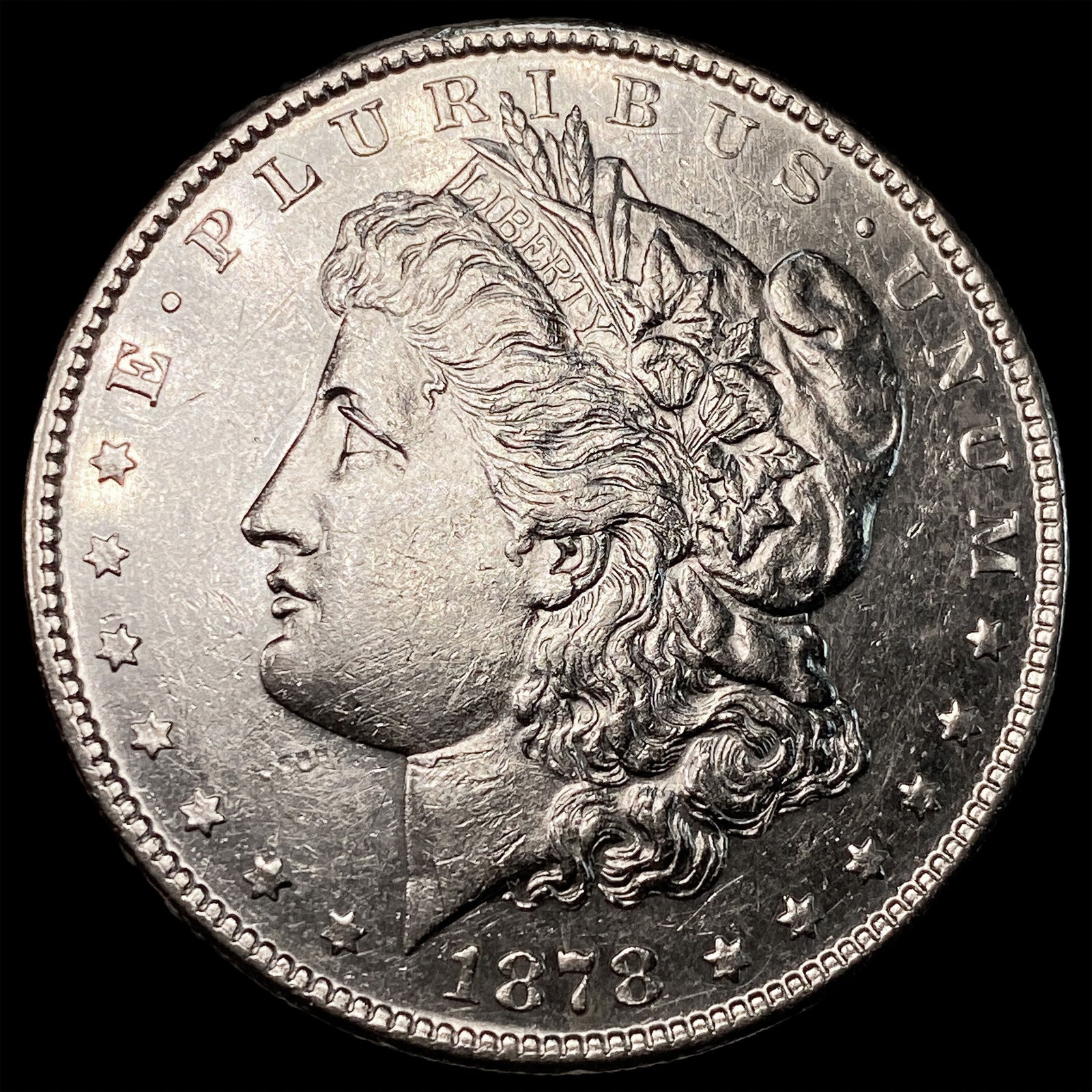 1878 Silver Morgan Dollar CHOICE AU: 1878 Silver Morgan Dollar CHOICE AU